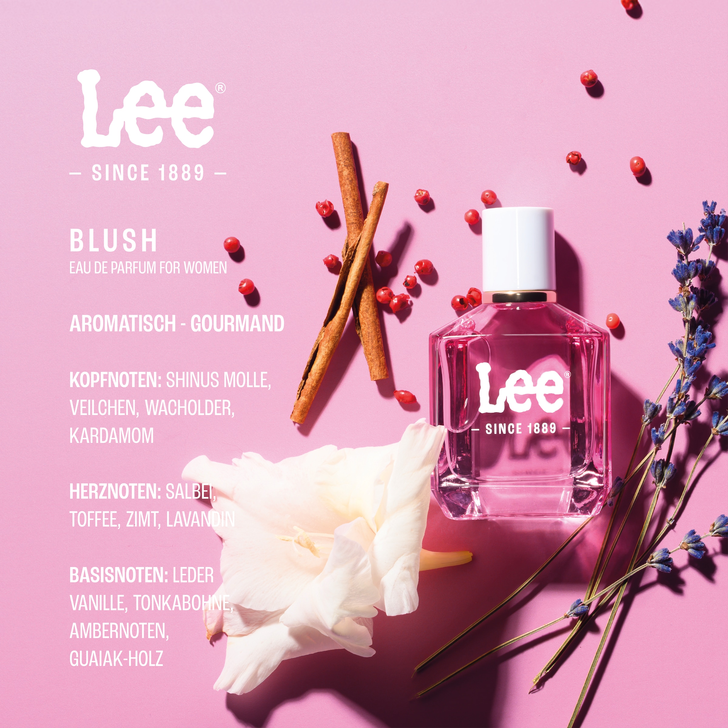 Lee® Eau de Parfum »LEE 1889 BLUSH« EDP, 30ml