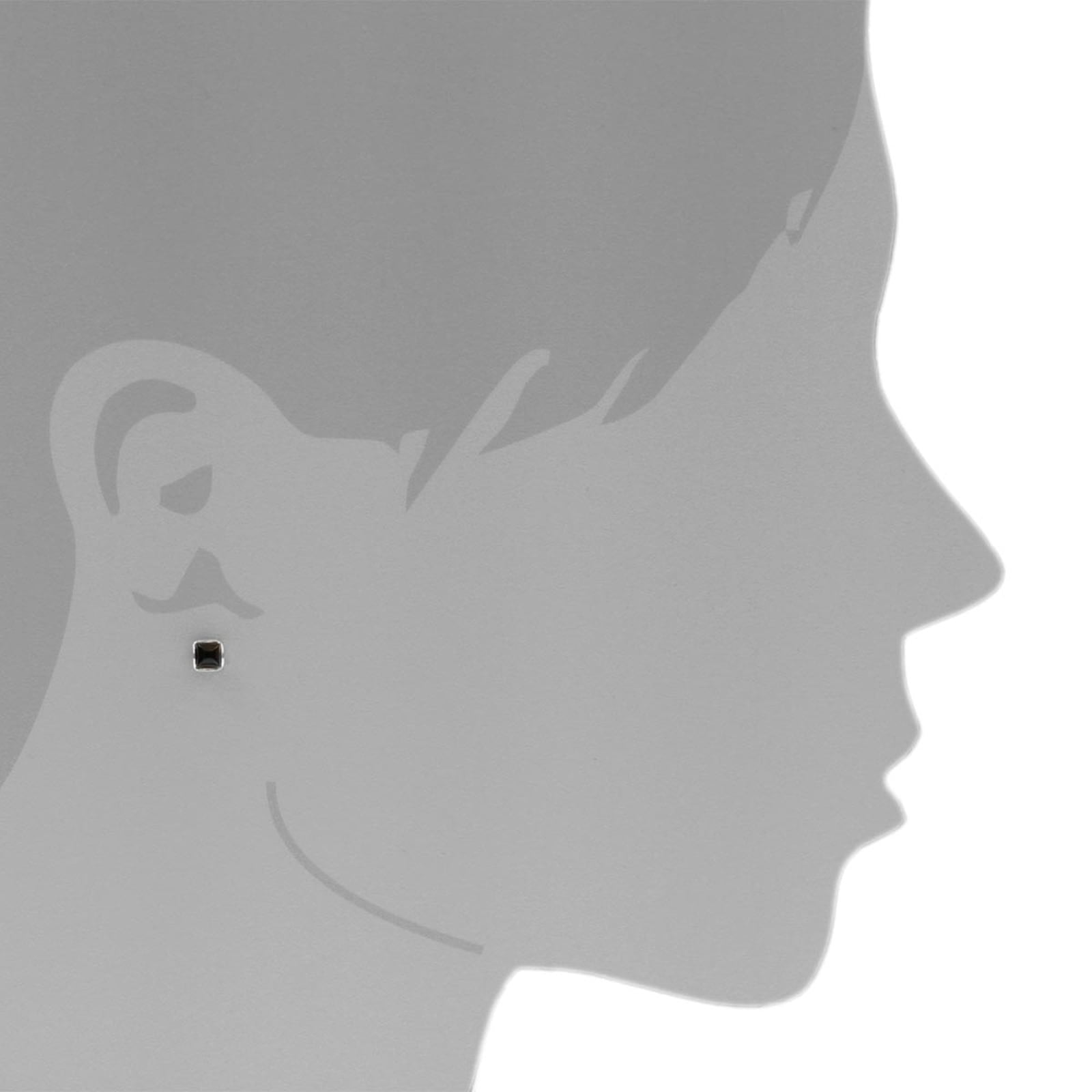 OSTSEE-SCHMUCK Paar Ohrstecker »Ostsee-Schmuck Ohrstecker Classic 4x4 mm«, (2 tlg.)