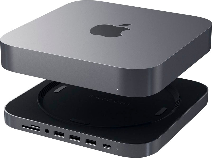 Satechi Laptop-Adapter »TYPE-C ALUMINUM STAND & HUB FOR MAC MINI«
