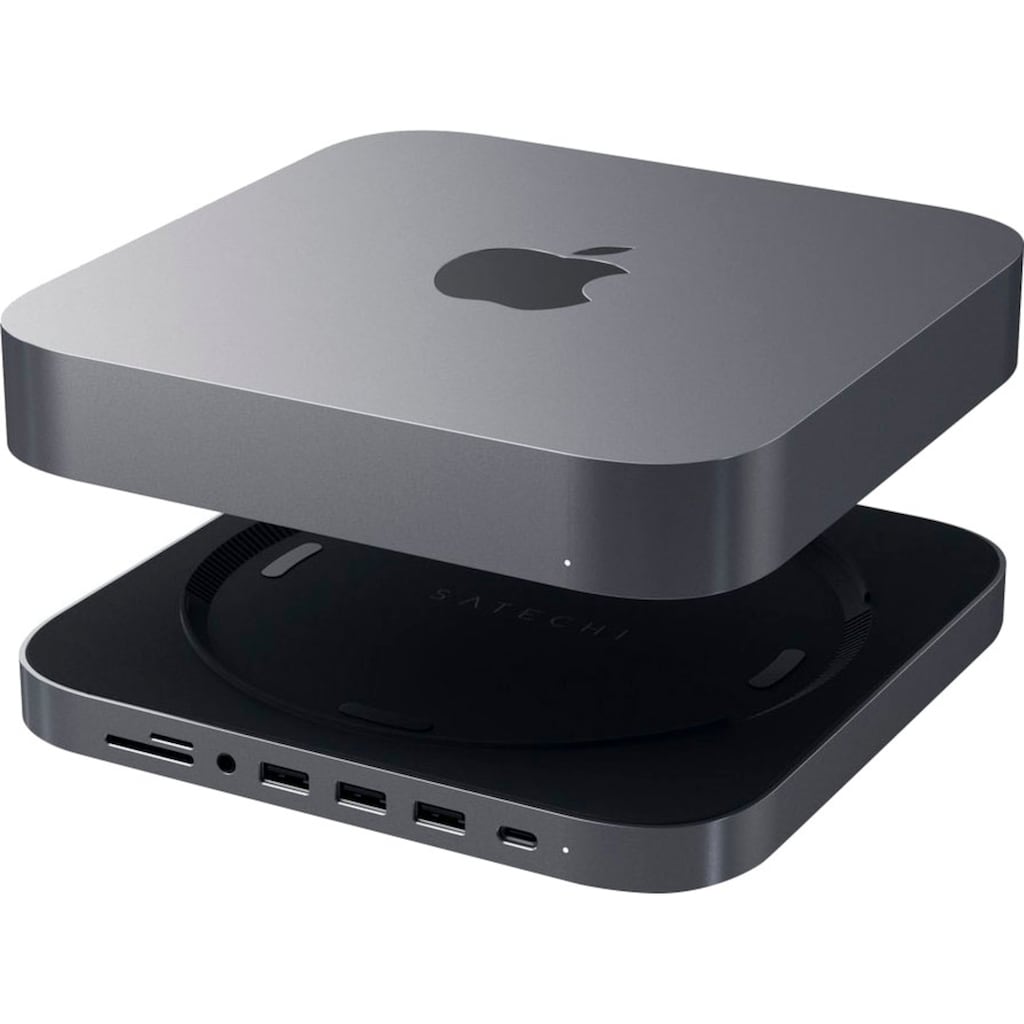 Satechi Laptop-Adapter »TYPE-C ALUMINUM STAND & HUB FOR MAC MINI«