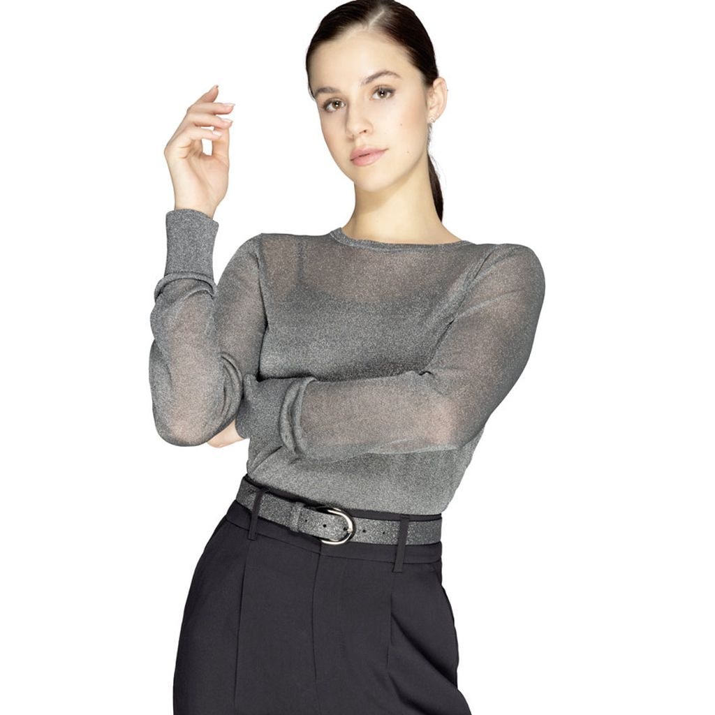 Silbergift Ledergürtel »Ledergürtel mit reflektierenden Glanzpartikeln«