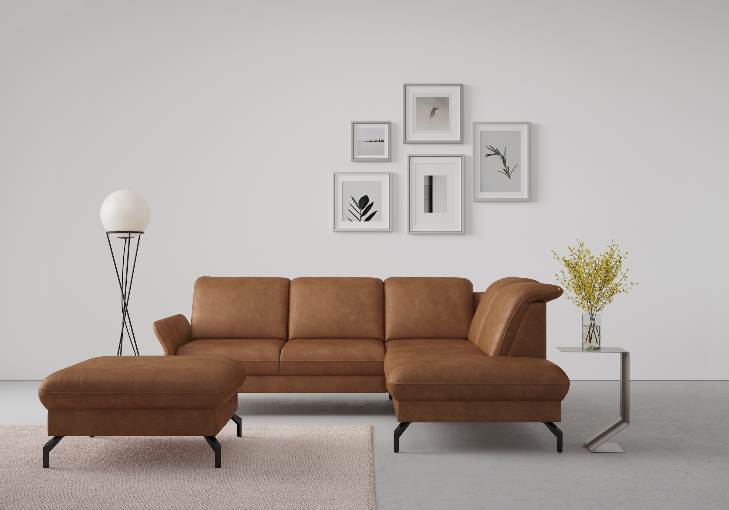 sit&more Ecksofa »Fashion L-Form« wahlweise mit Kopfteilverstellung und Vor günstig online kaufen