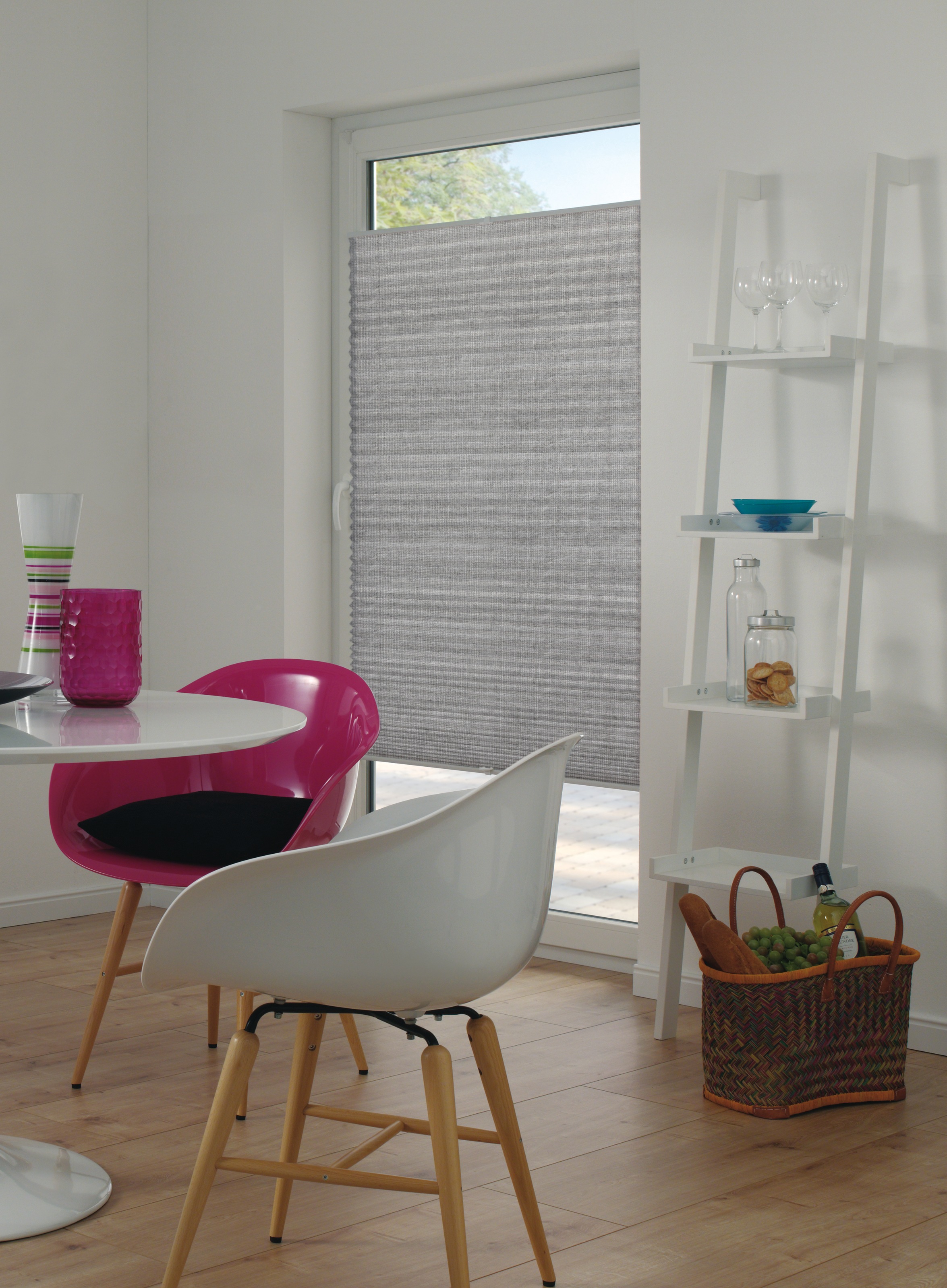 GARDINIA Plissee »Concept zum Klemmen Lilly«, blickdicht, ohne Bohren, Stoff aus Recyclingmaterial