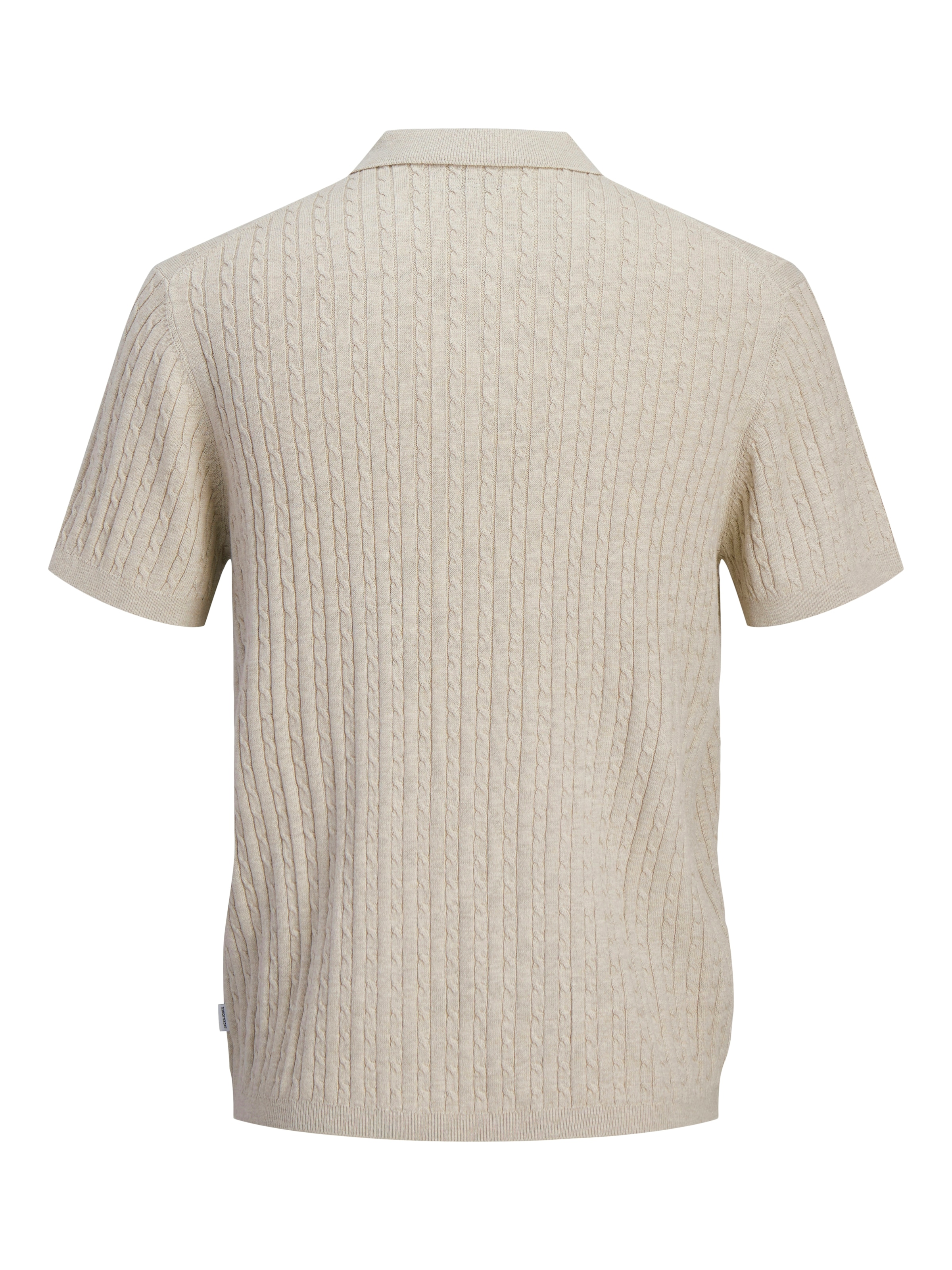 Jack & Jones Polokragenpullover »JJEEMIL KNIT CABLE POLO SS LN« mit Polokragen