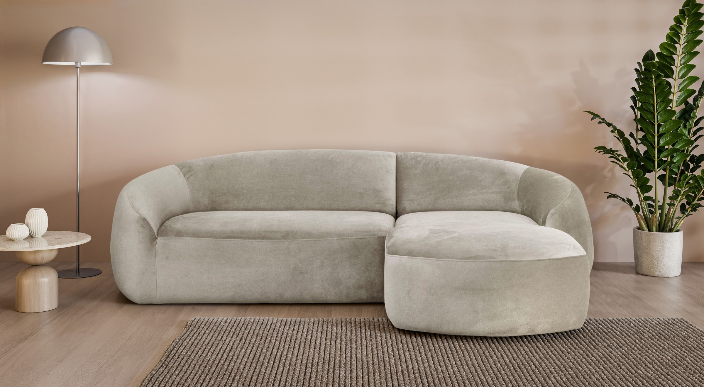 LeGer Home by Lena Gercke Ecksofa »YANI, L-Form, Designersofa, organische F günstig online kaufen
