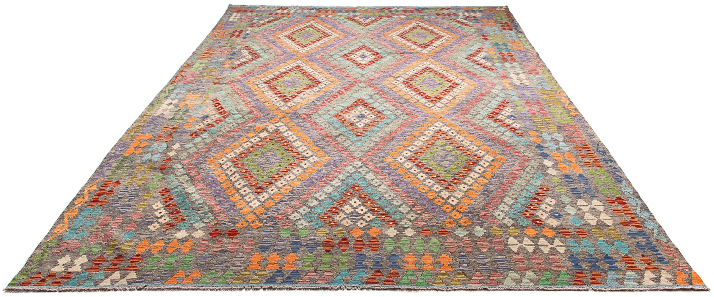 morgenland Wollteppich »Kelim - Oriental - 349 x 257 cm - mehrfarbig«, rech günstig online kaufen