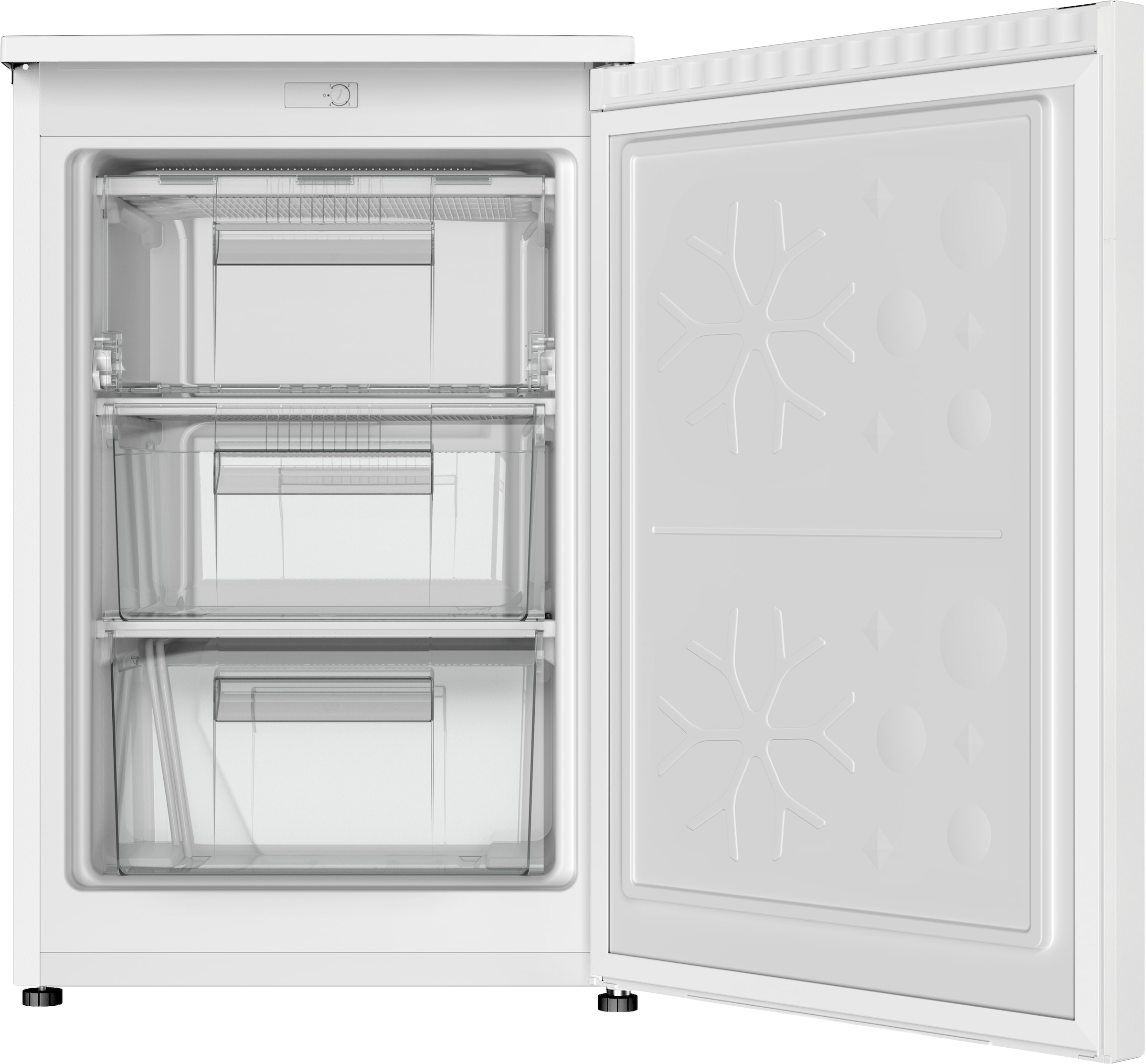 Amica Gefrierschrank »GS 321 101 W« 85 cm hoch 55 cm breit Leise Power für Tiefkühlvorräte – passt in jede Ecke