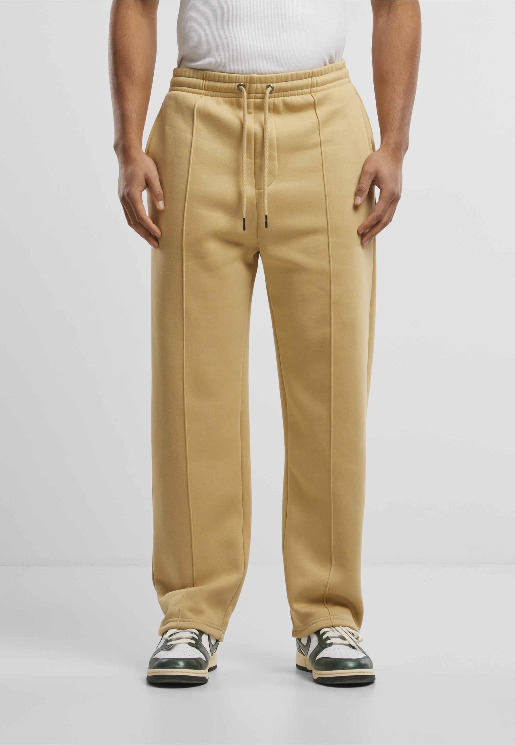 URBAN CLASSICS Stoffhose »Urban Classics Fluffy Pintuck Trackpants«