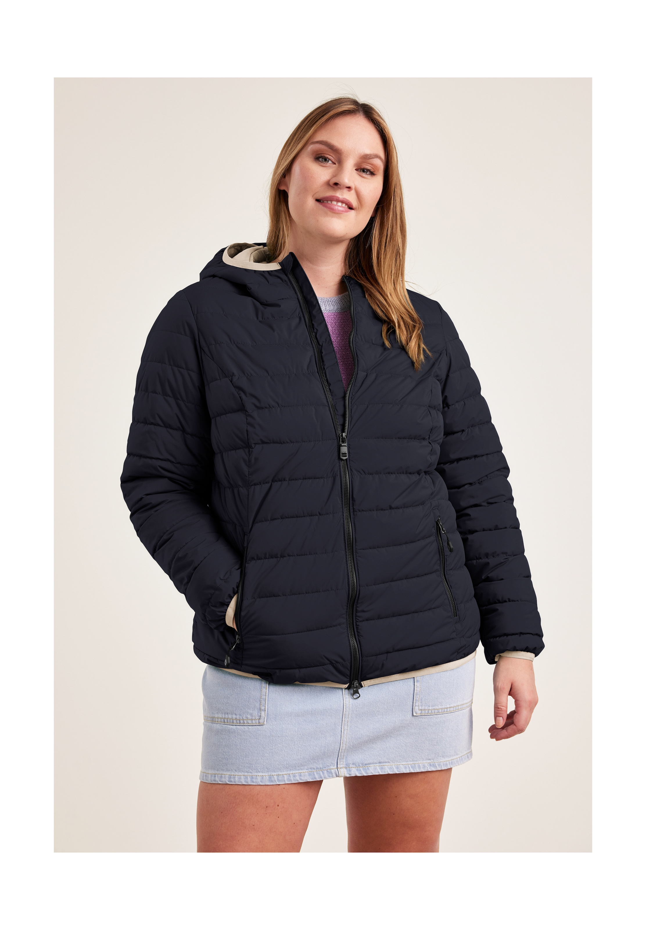 STOY Steppjacke »STS 3 WMN QLTD JCKT«, atmungsaktive, wasserabweisende Damen Steppjacke in großen Größen