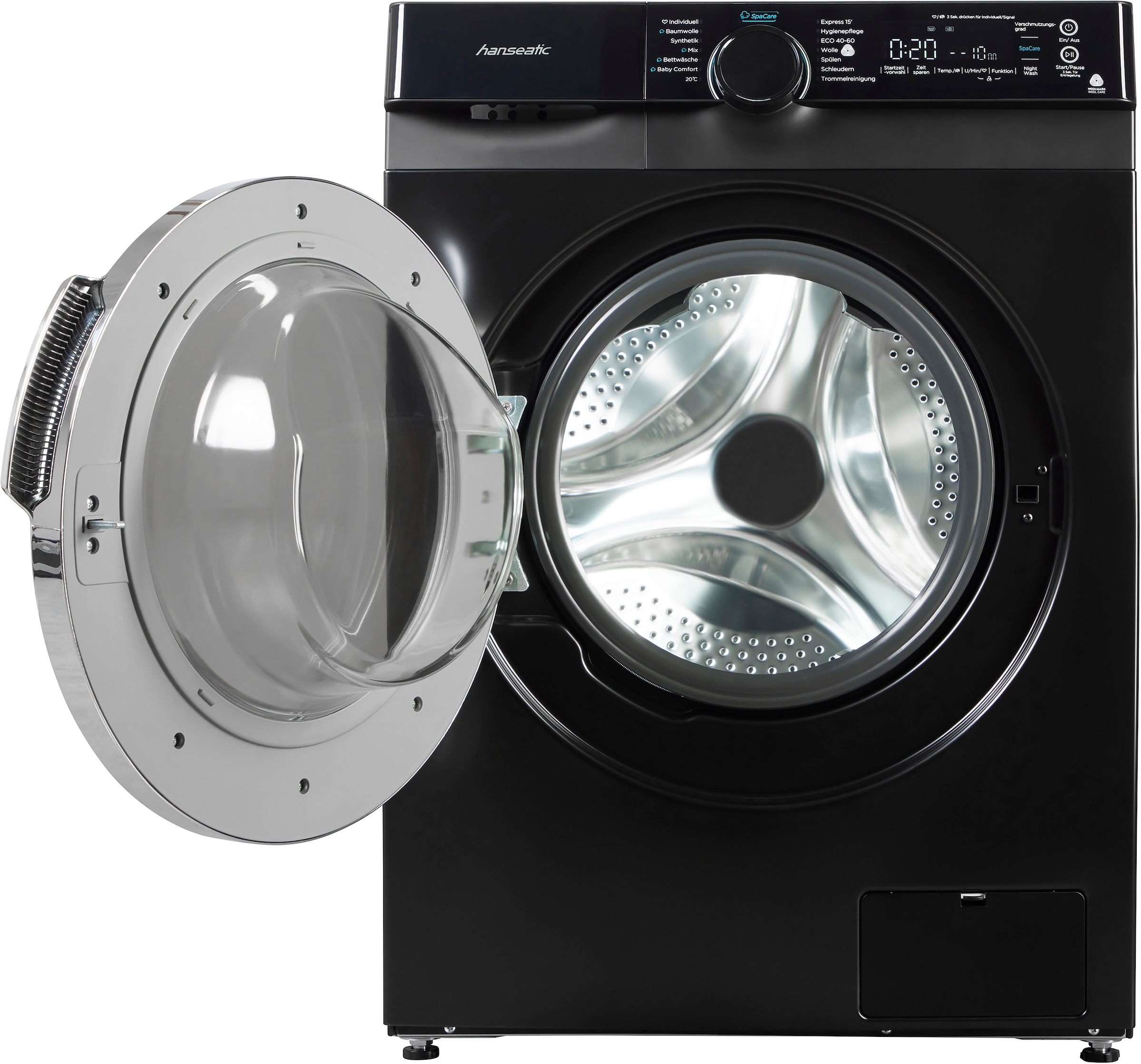 Hanseatic Waschmaschine »HWMK814A1BI« 8 kg 1400 U/min Überlaufschutzsystem