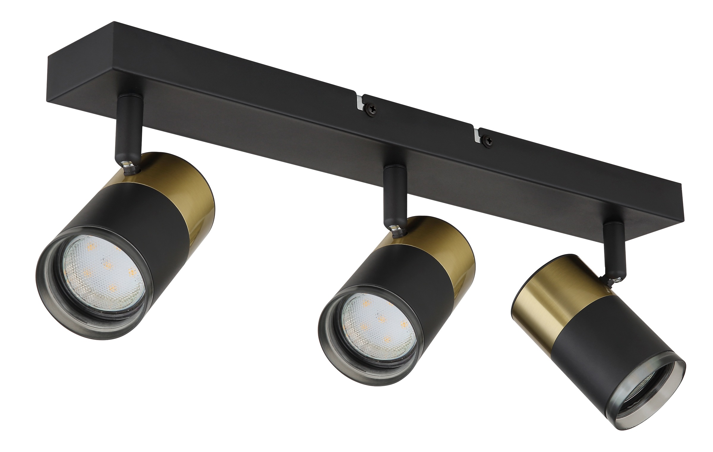 GLOBO LIGHTING Deckenstrahler »BRISBON«, Leuchtmittel GU10 | ohne Leuchtmittel, Deckenspot/kupferfarben/schwarz/Flur/Wohnzimmer