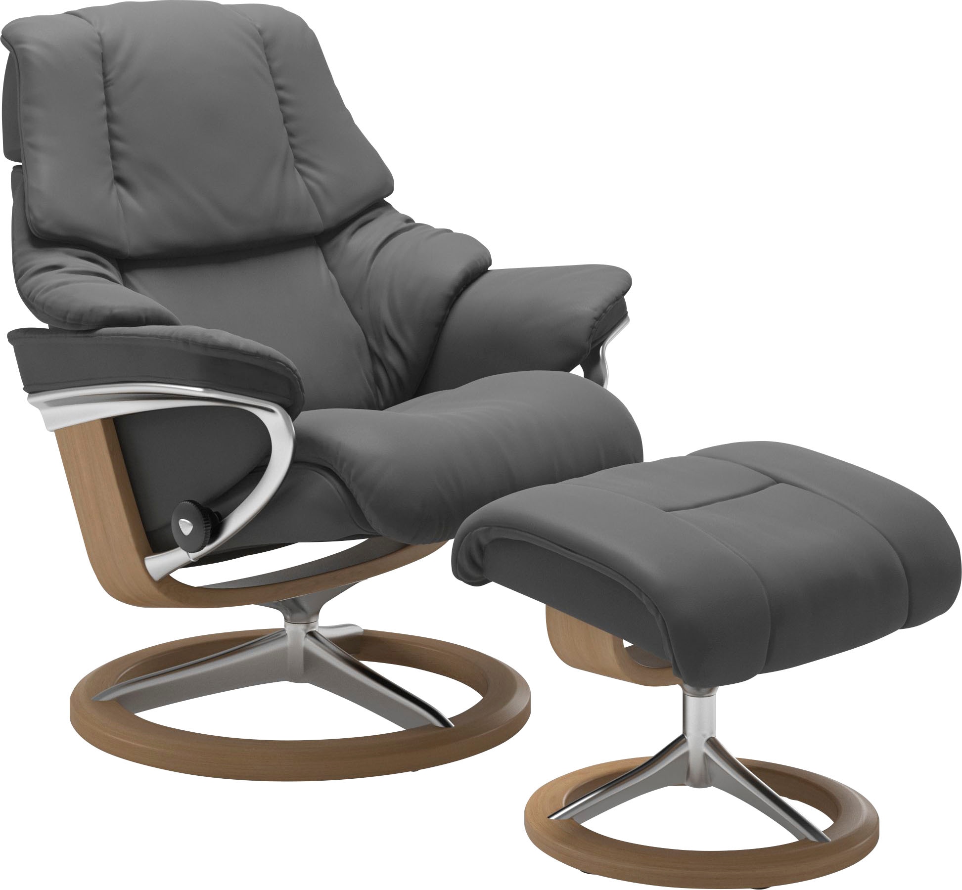 Stressless® Relaxsessel »Reno« Set, Relaxsessel mit Hocker, mit Hocker, mit günstig online kaufen