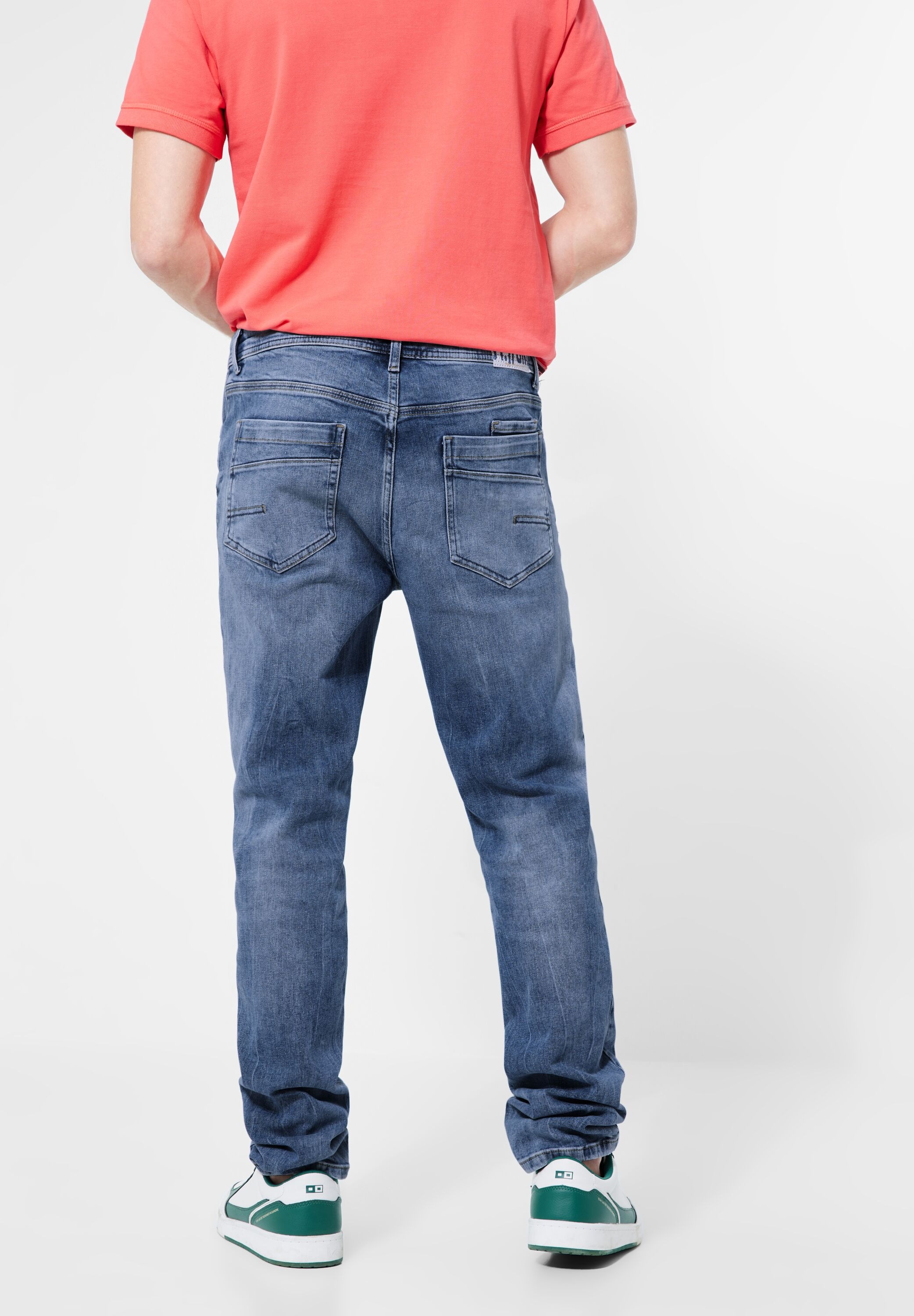 STREET ONE MEN Regular-fit-Jeans, im Used Look kaufen