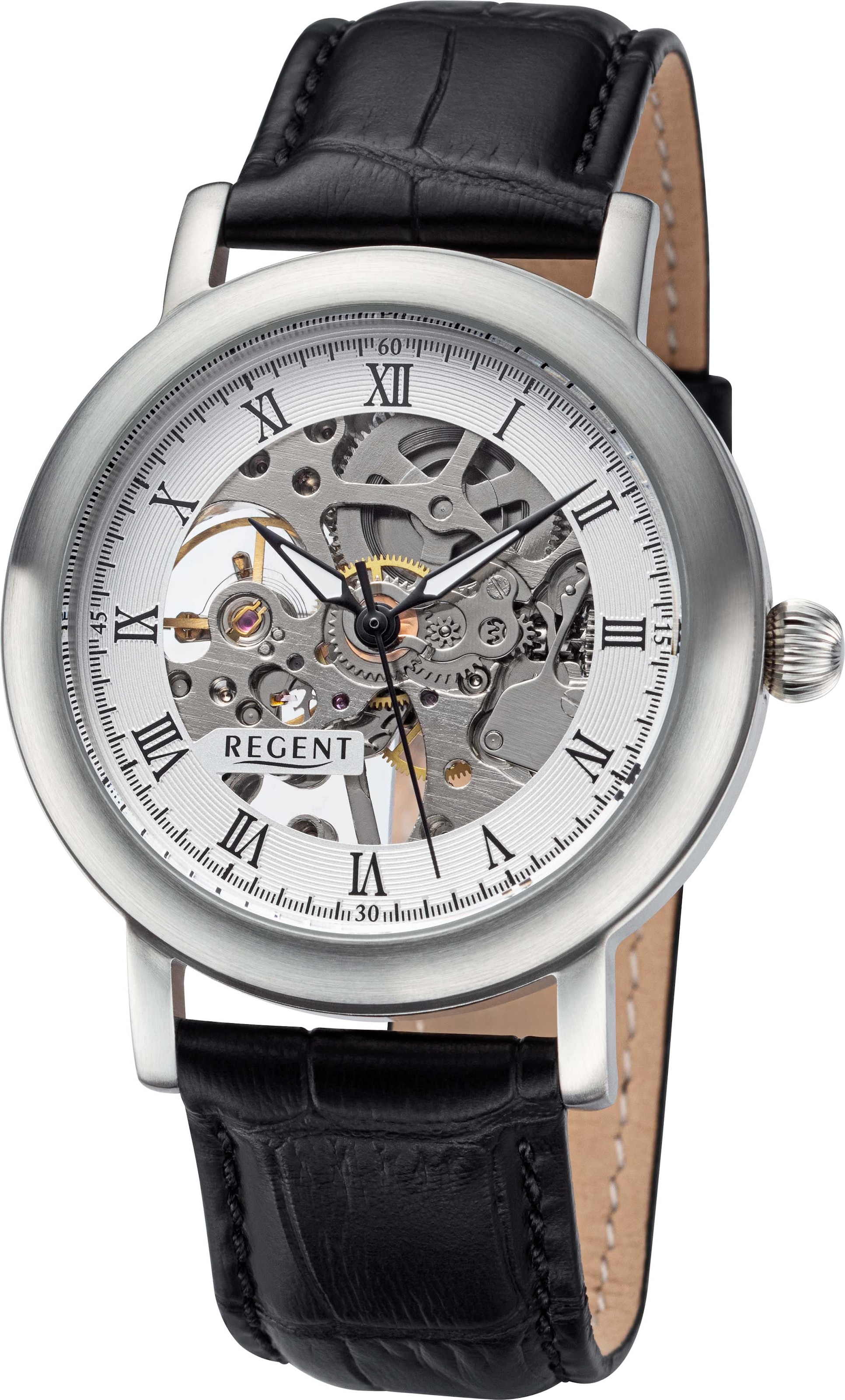 Regent Mechanische Uhr »F-1389«, Armbanduhr, Herrenuhr, Handaufzug günstig online kaufen