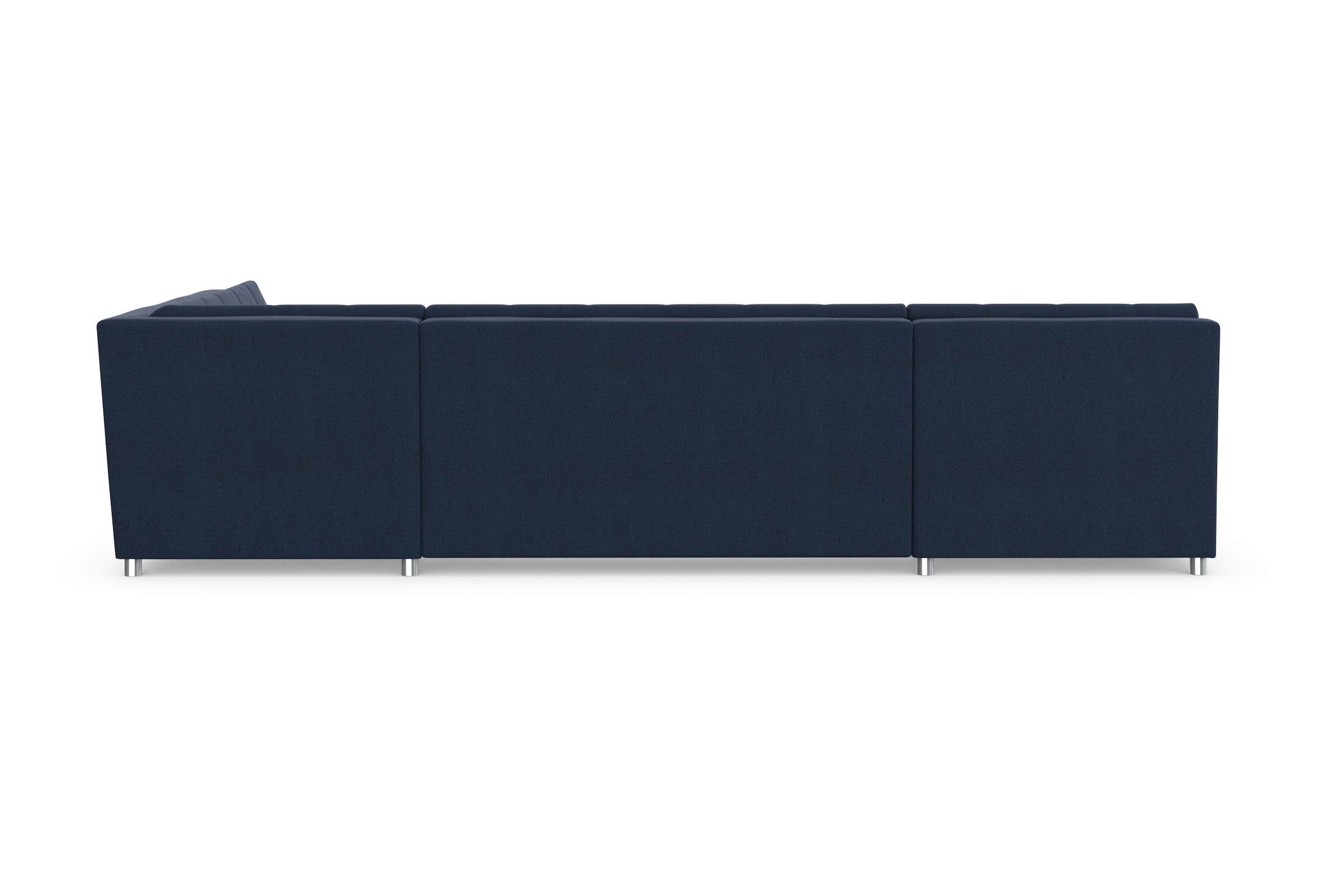 DOMO collection Wohnlandschaft »Treviso incl. Zierkissen, moderne Steppung, XXL: B/T/H: 364/201/83 cm«, wahlweise mit Bettfunktion, in vielen Bezugsarten auch in Cord U-Form