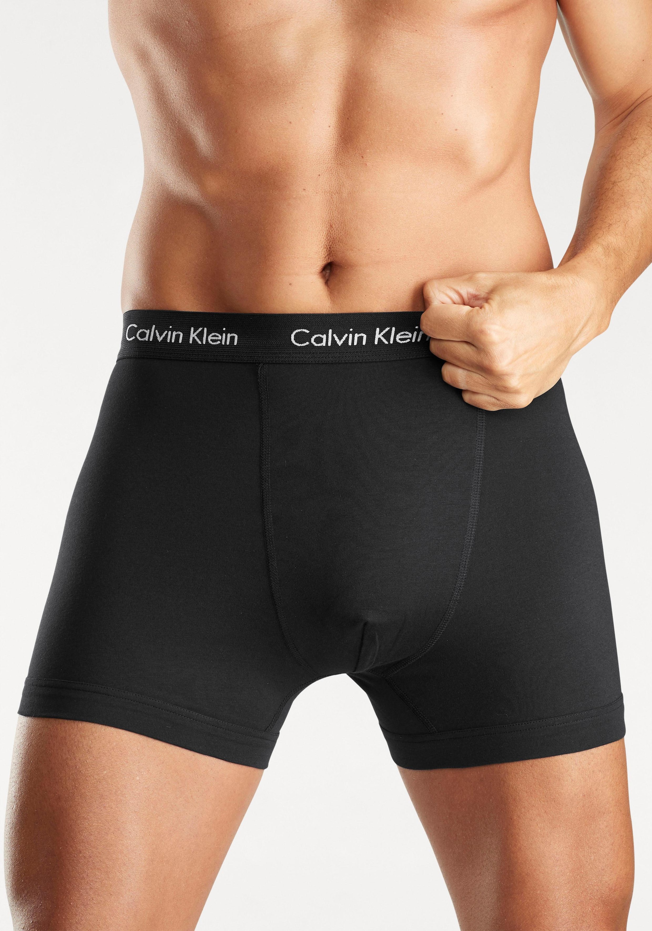 Calvin Klein Underwear Boxer, (3 St.), in uni schwarz