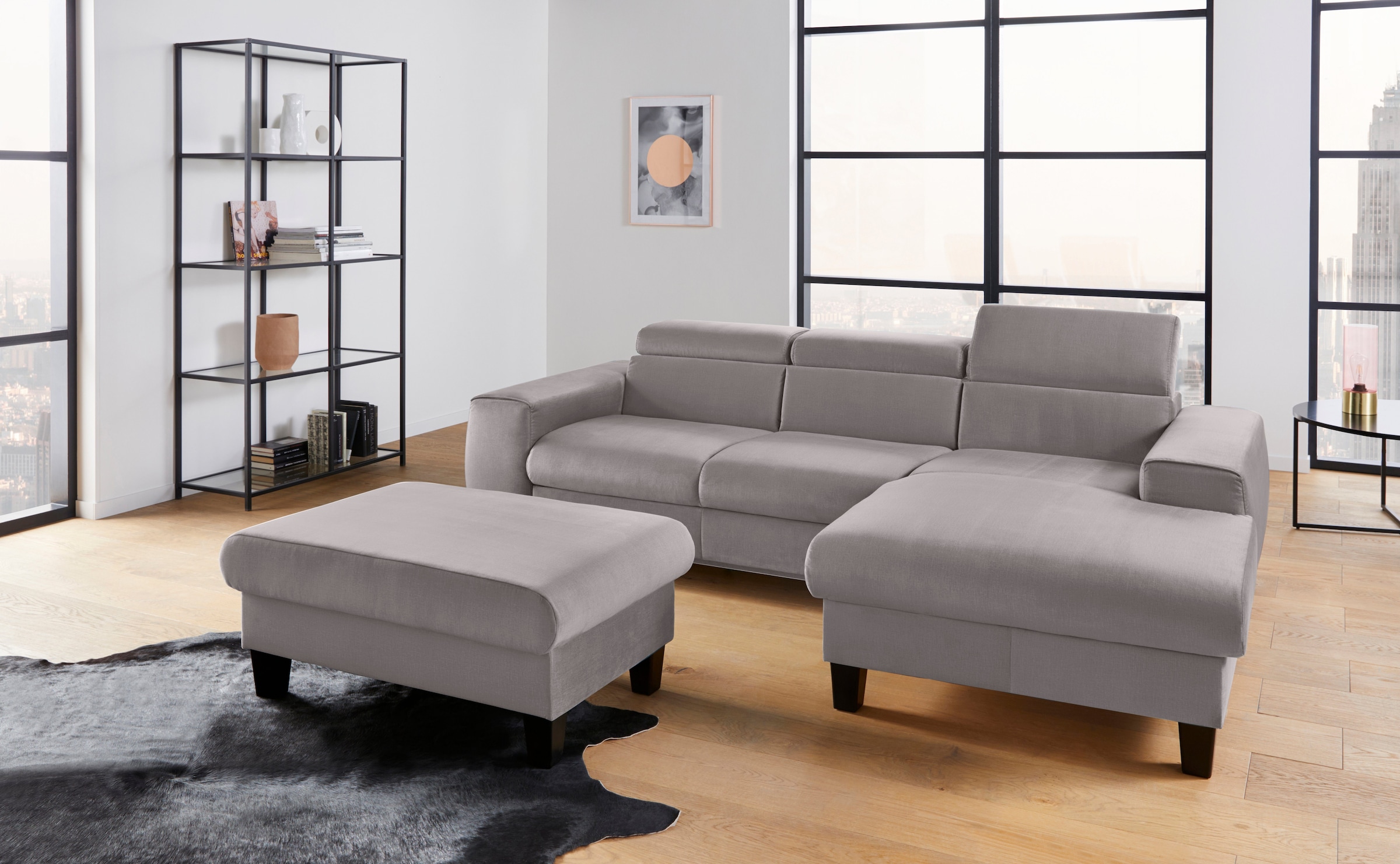 COTTA Polstergarnitur »Morven L-Form«, (Set), Set bestehend aus: Ecksofa mi günstig online kaufen