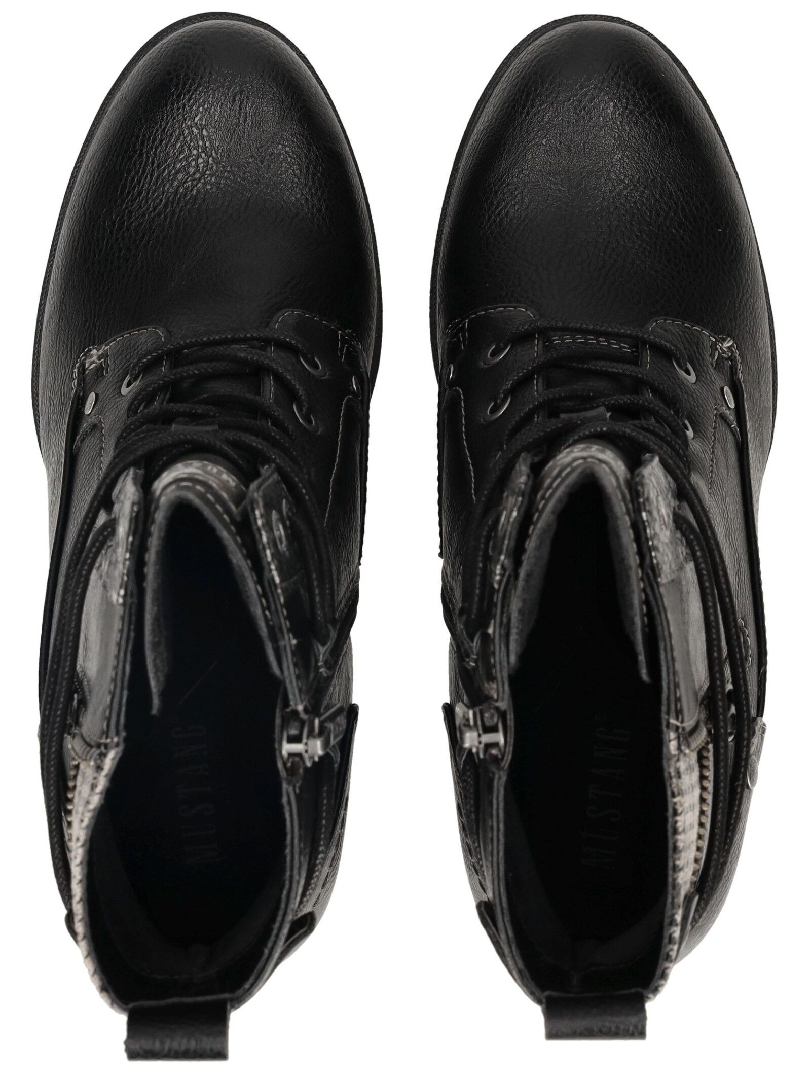 Mustang Shoes High-Heel-Stiefelette »Mustang Shoes Stiefelette Lederimitat/Textil«