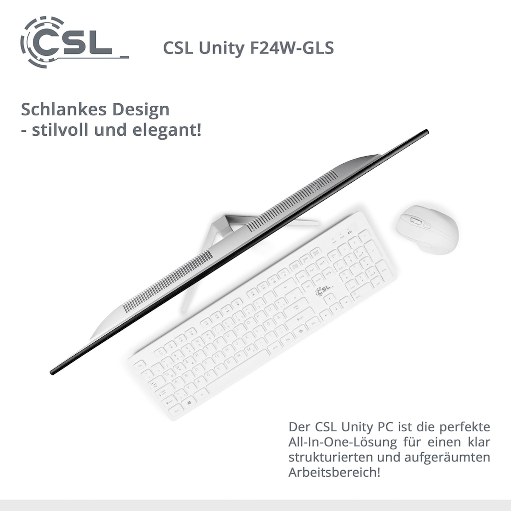 CSL All-in-One PC »Unity F24-GLS mit Windows 10 Pro«