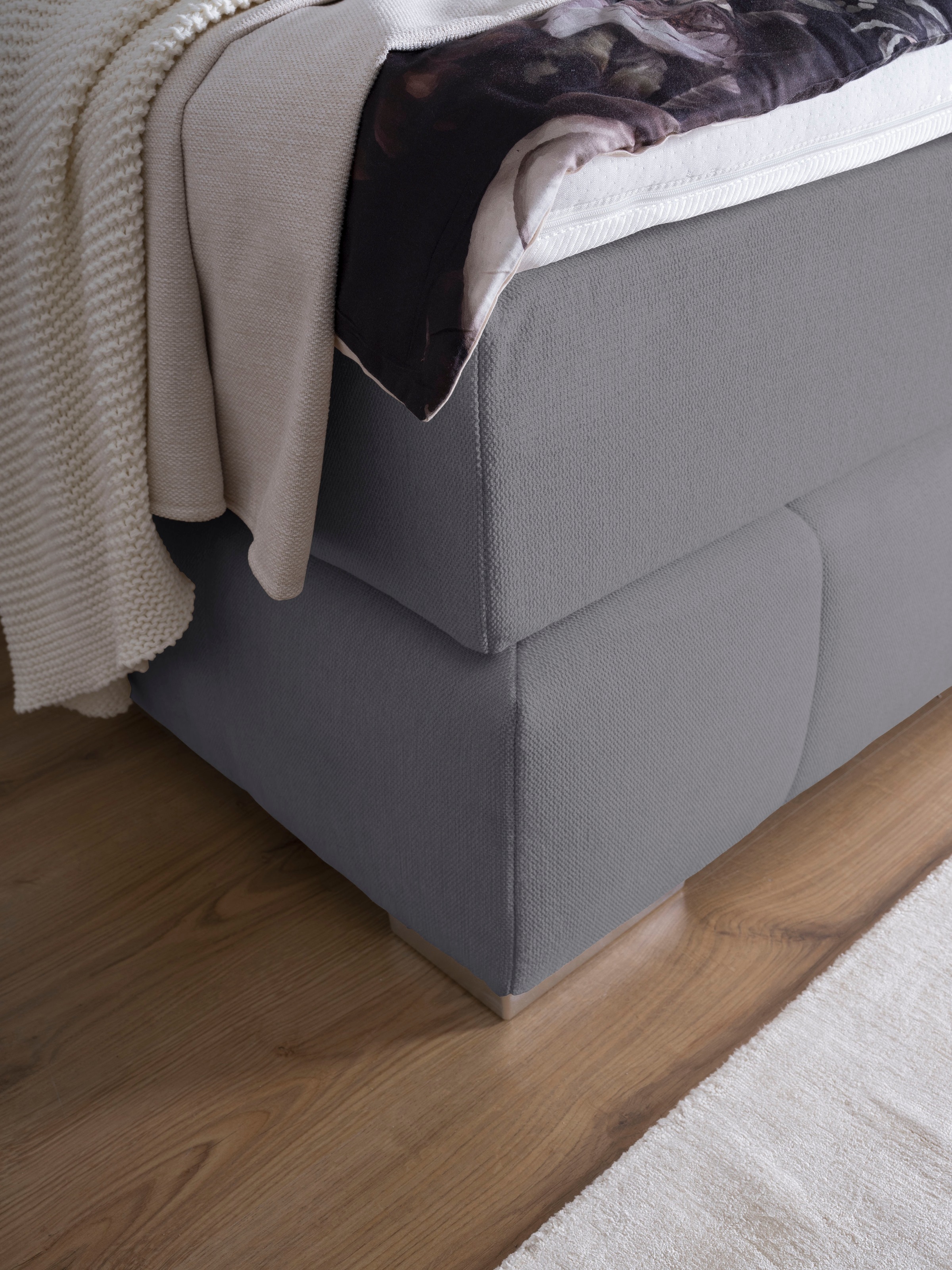 alina Boxspringbett »Luga«, 188 cm breit, inkl. Matratze und Komfortschaum-Topper