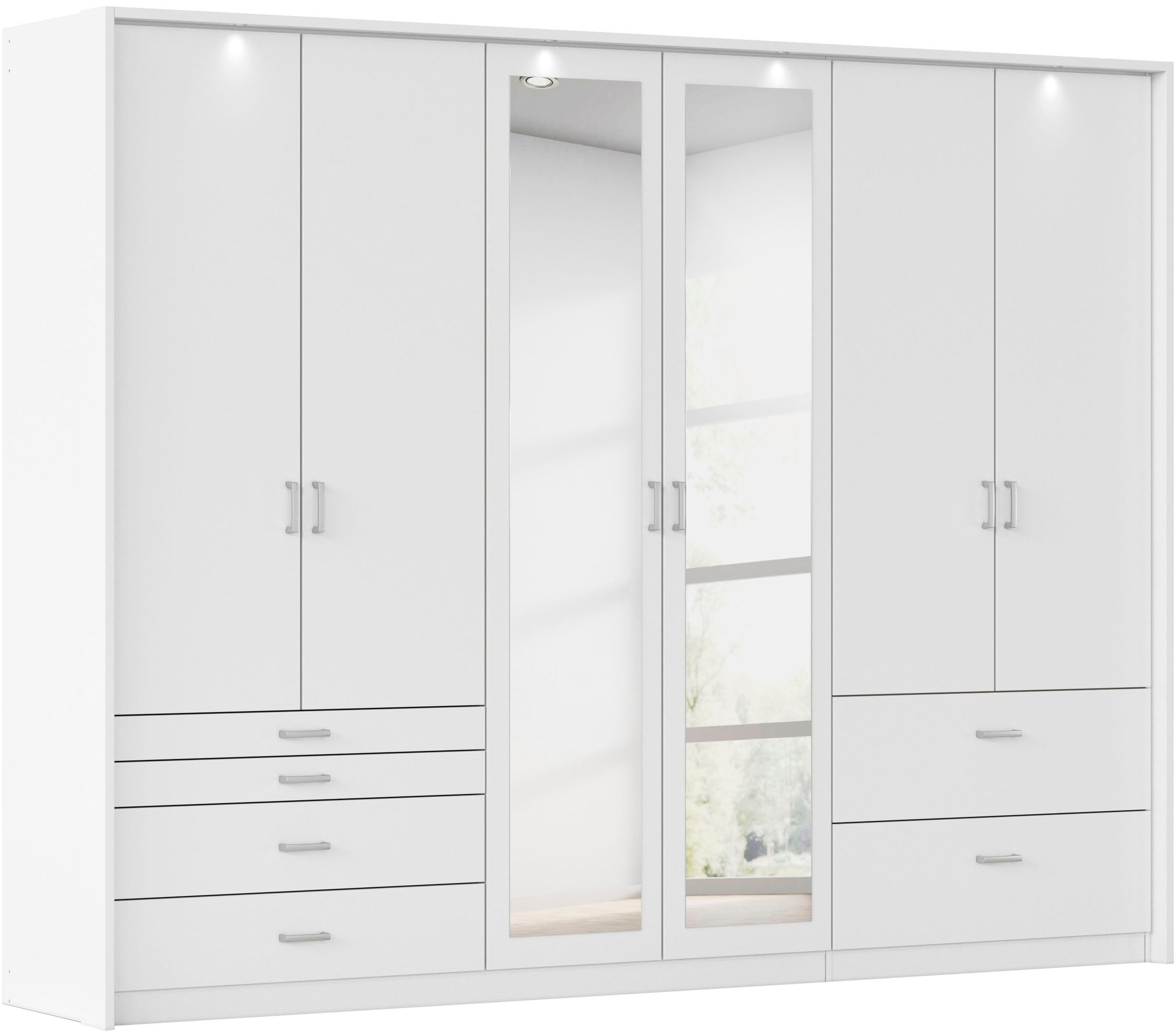 rauch Drehtürenschrank »Kleiderschrank Schrank Garderobe Wäscheschrank WILD günstig online kaufen