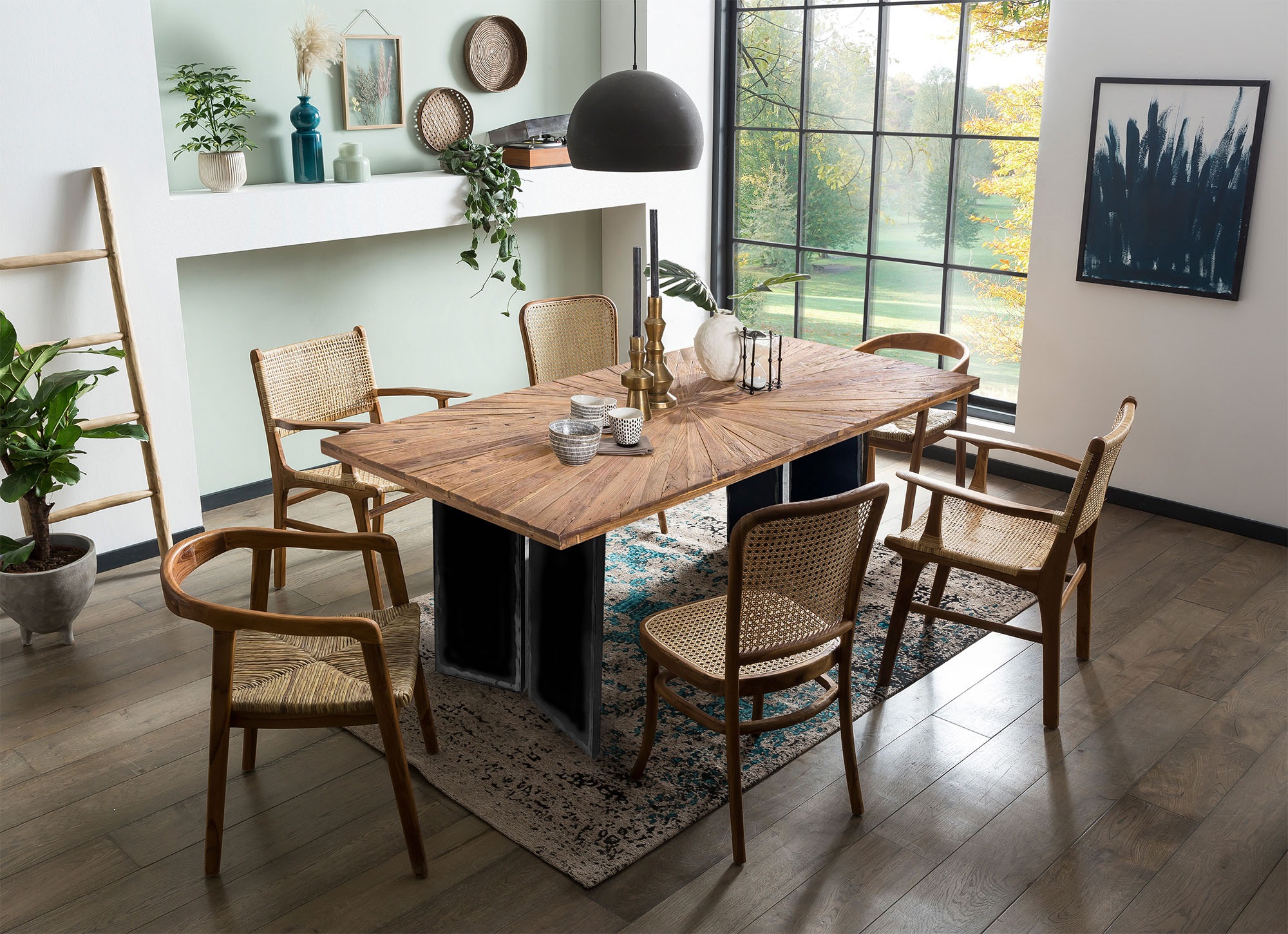 INOSIGN Esstisch 1 Stk. tlg. mit extravagantem Sonnendesign günstig online kaufen