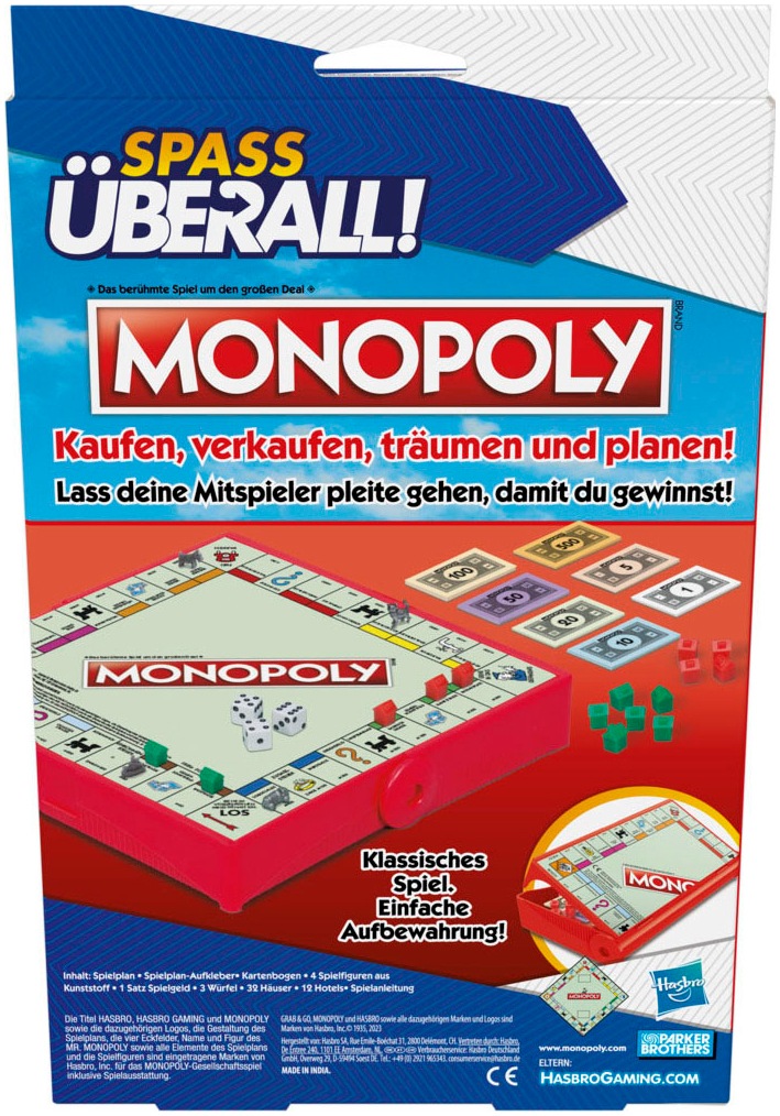 Hasbro Spiel »Monopoly Kompakt«