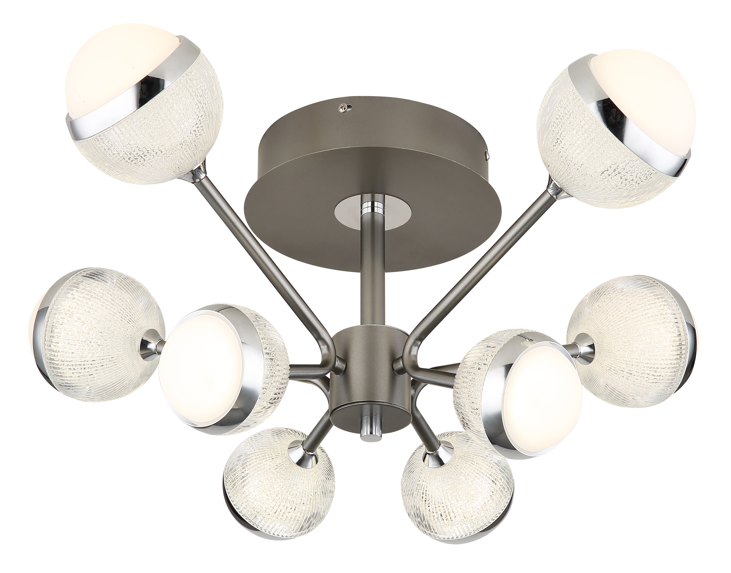 GLOBO LIGHTING LED Deckenleuchte »UNTSY«, Leuchtmittel LED-Modul | LED fest integriert, Deckenlampe/Wohnzimmer/Schlafzimmer/modern