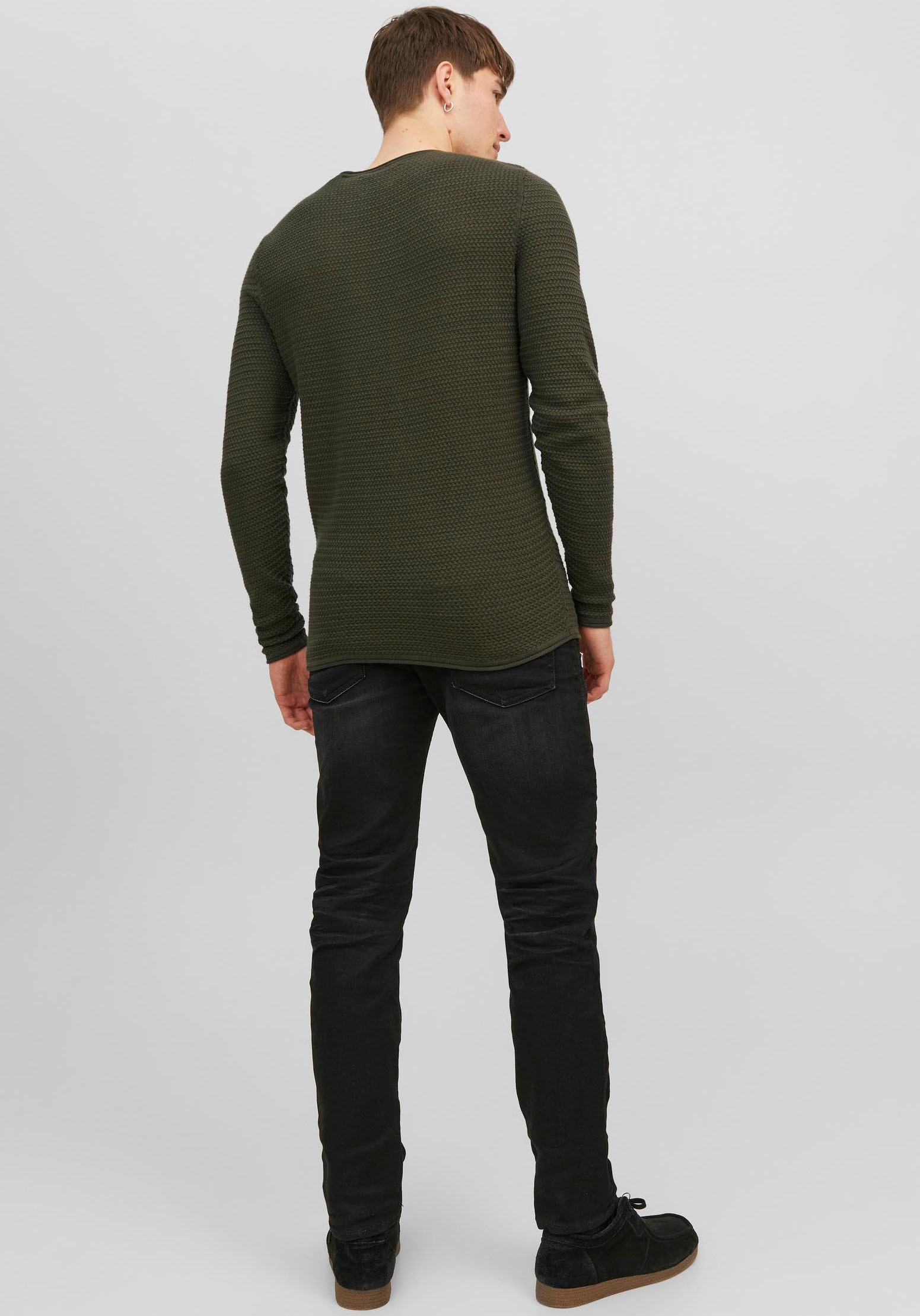 Jack & Jones Rundhalspullover »JPRBLUMIGUEL KNIT CREW NECK NOOS«