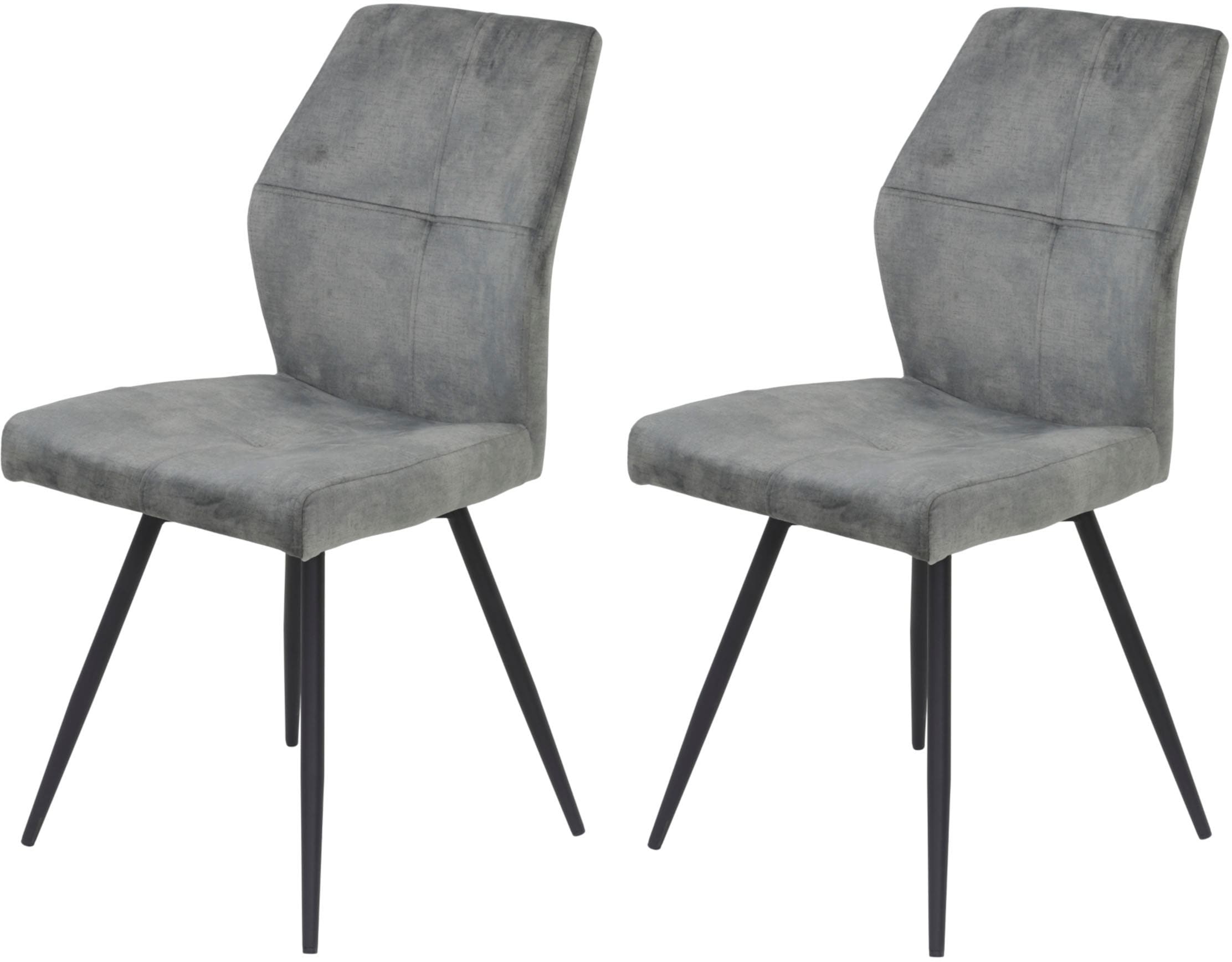 HELA 4-Fußstuhl »ALLY« (Set) 2 Stk.4-Fuß, 360° drehbar, gepolstert, Vintage günstig online kaufen