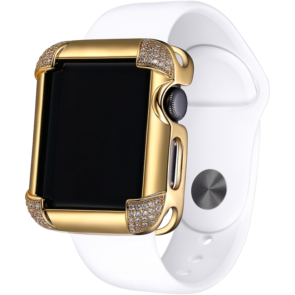 SKY•B Smartwatch-Hülle »PAVÉ CORNERS, W002G44, 44 mm«, Watch