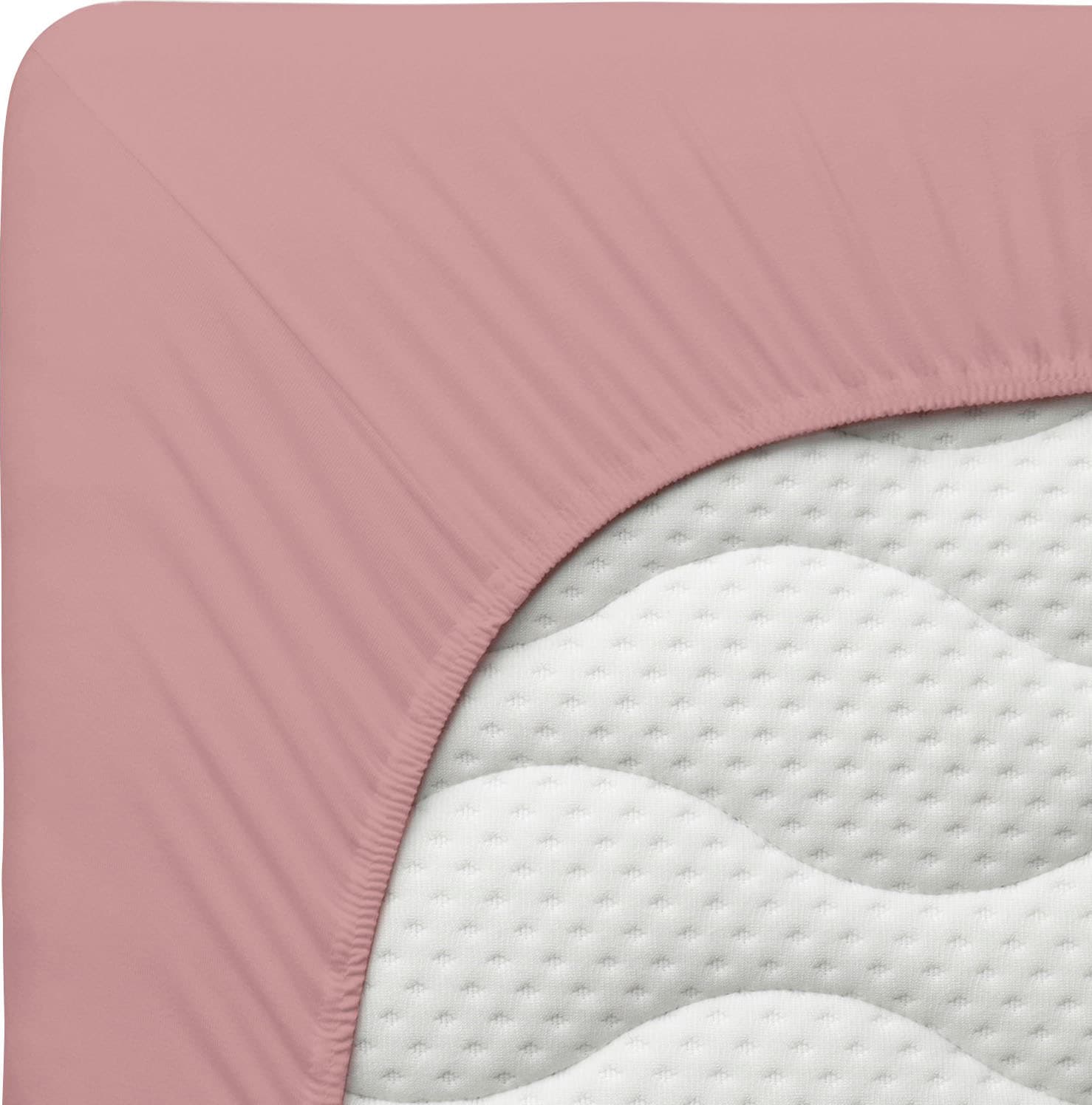Schlafgut Spannbettlaken »PURE Bio-Baumwolle mit Elasthan, dehnbar blickdicht, straff, Bettlaken«, PREMIUM Laken für Matratzen bis 30cm Höhe, in 90x200, 140x200, 180x200