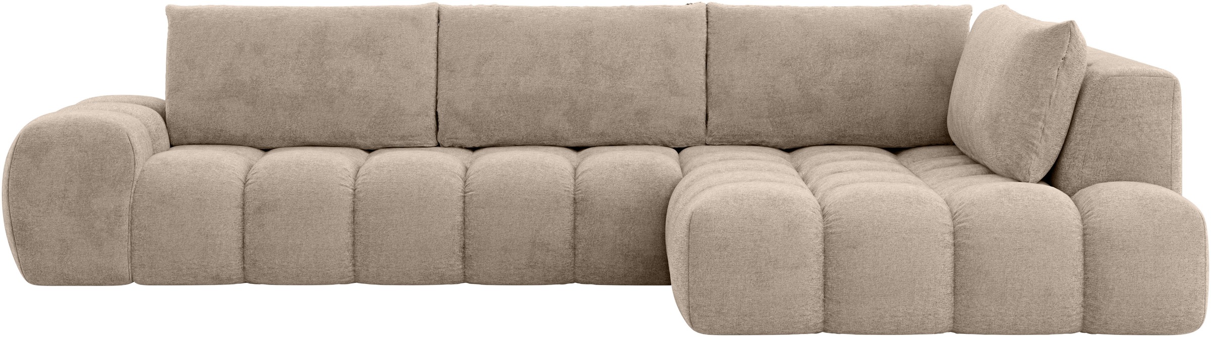 OTTO home Ecksofa »AZITA L-Form, XXL 352 cm Designsofa in Bubble-Opitk« los günstig online kaufen