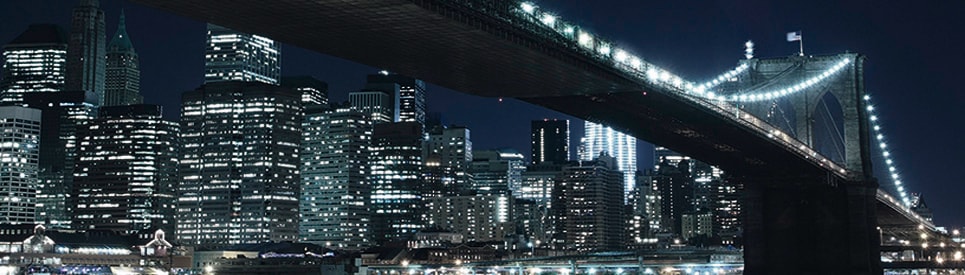 Papermoon Fototapete »Brooklyn Bridge Panorama«, matt günstig online kaufen