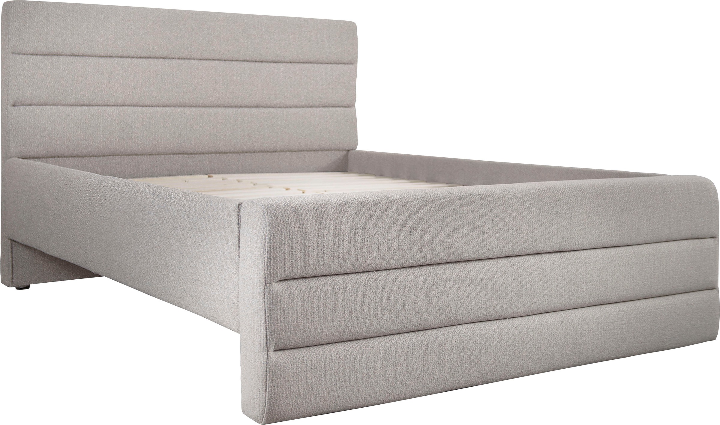 OTTO products Polsterbett "Merrit" Quernaht im Kopf- und Fußteil, in 5 Brei günstig online kaufen