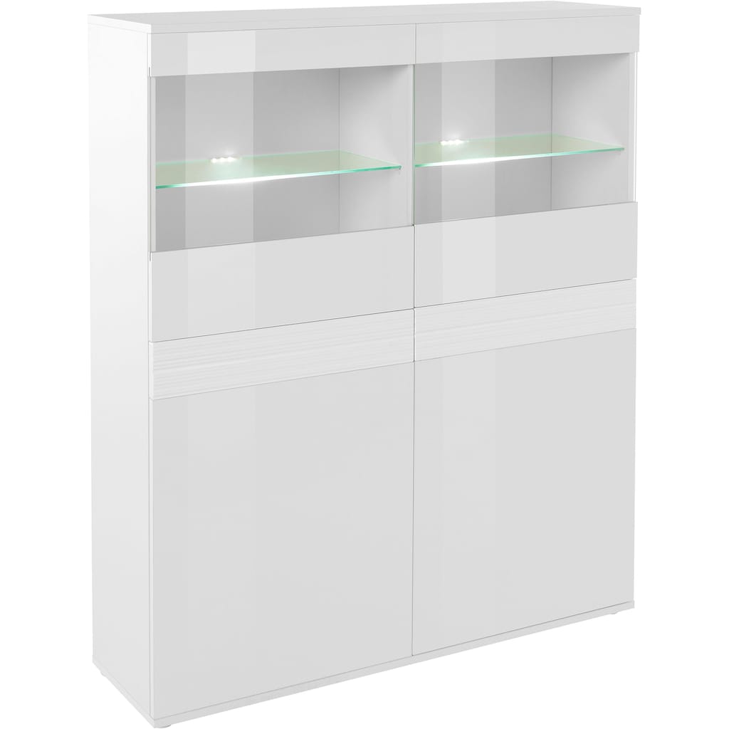 borchardt Möbel Vitrine »Florenz«, Höhe 125 cm