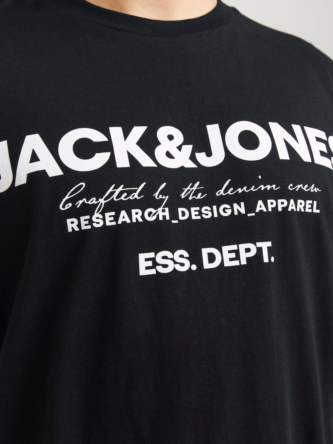 Jack & Jones PlusSize Kurzarmshirt »JJGALE TEE SS O-NECK PLS«