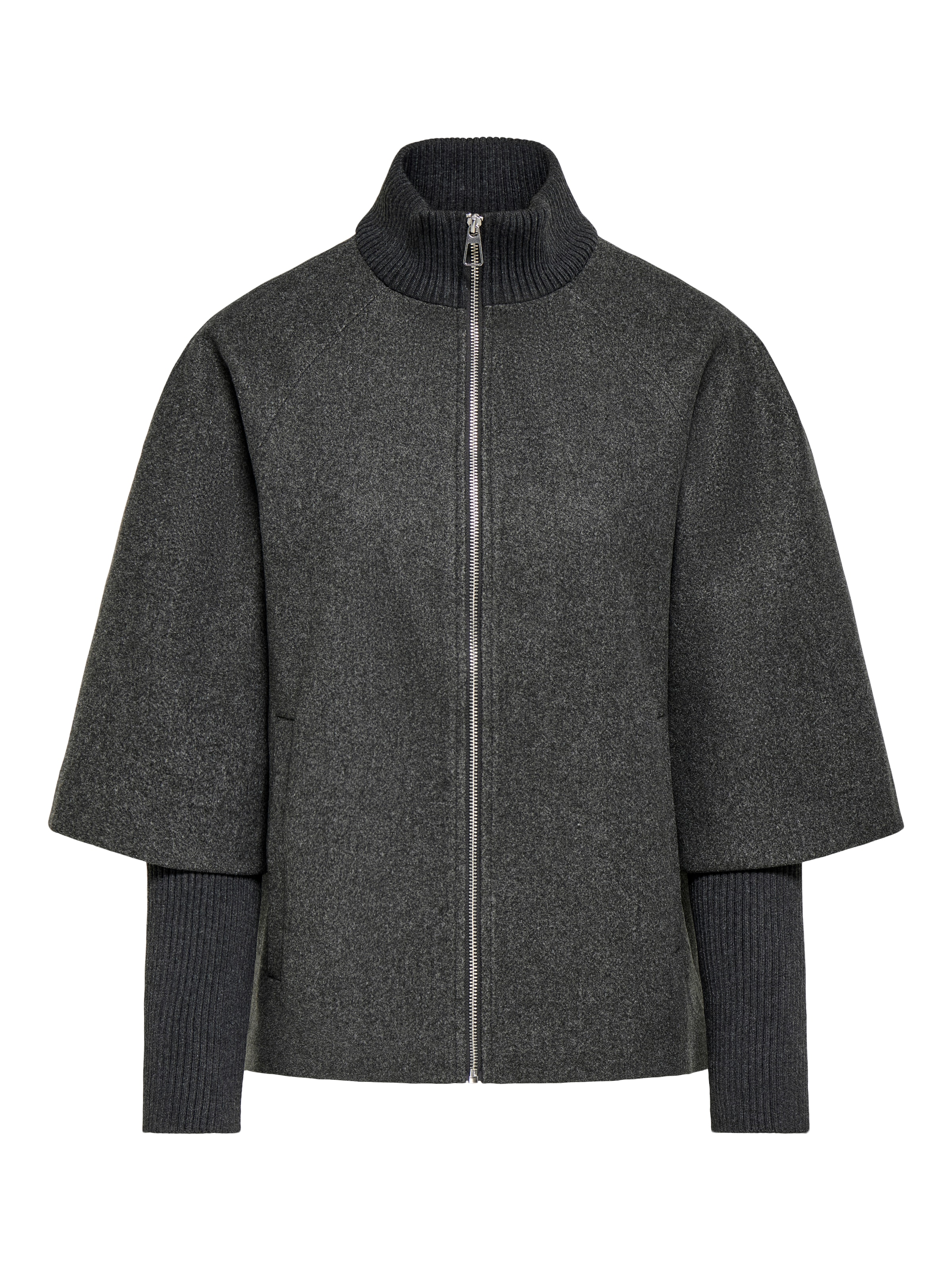 JDY Kurzjacke »JDYMEMORY RIB SHORT JACKET OTW NOOS« Kunstfaser