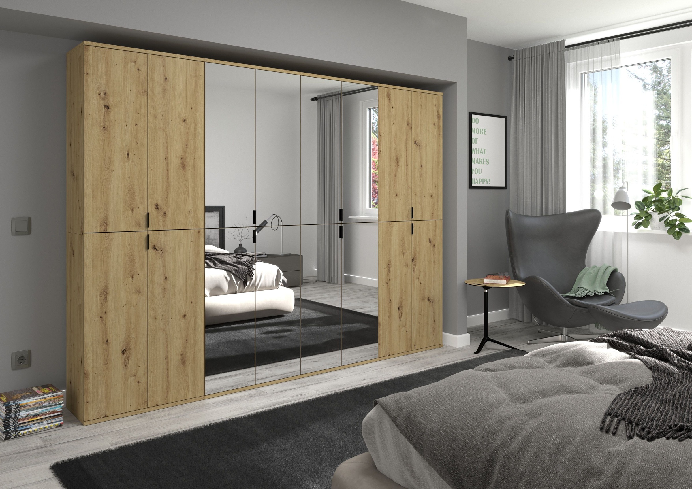 INOSIGN Garderoben-Set »Trondheim, Breite 244 cm, best. aus 4 Schränken, 16 günstig online kaufen