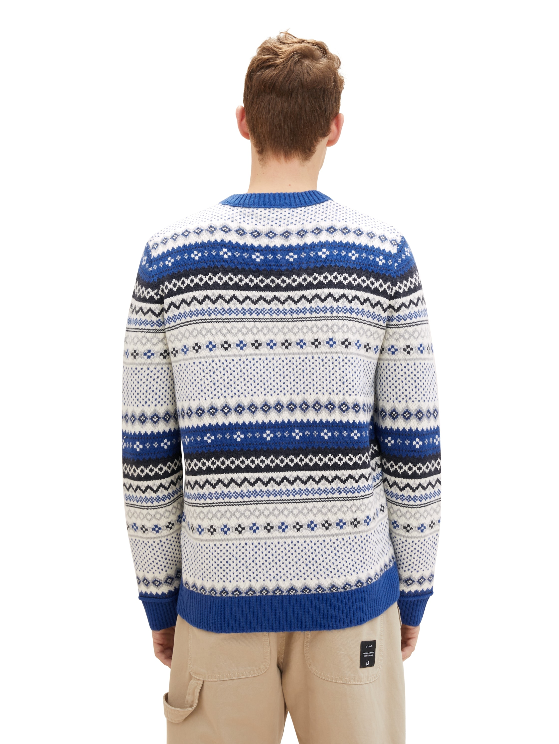 TOM TAILOR Norwegerpullover, mit Multicolor-Strickdesign