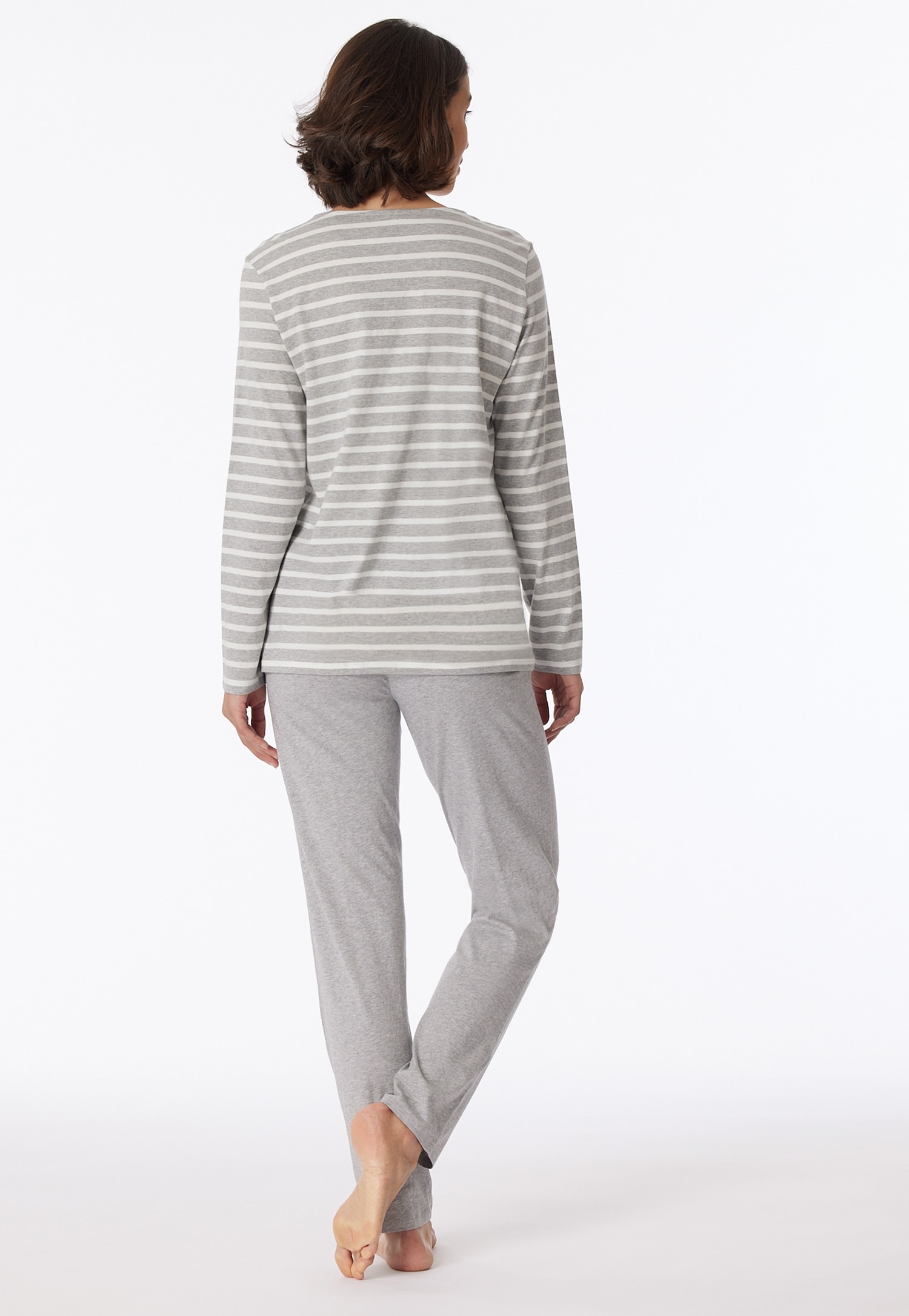 Schiesser Pyjama »"Casual Essentials"«, (2 tlg.), mit lässigem Design