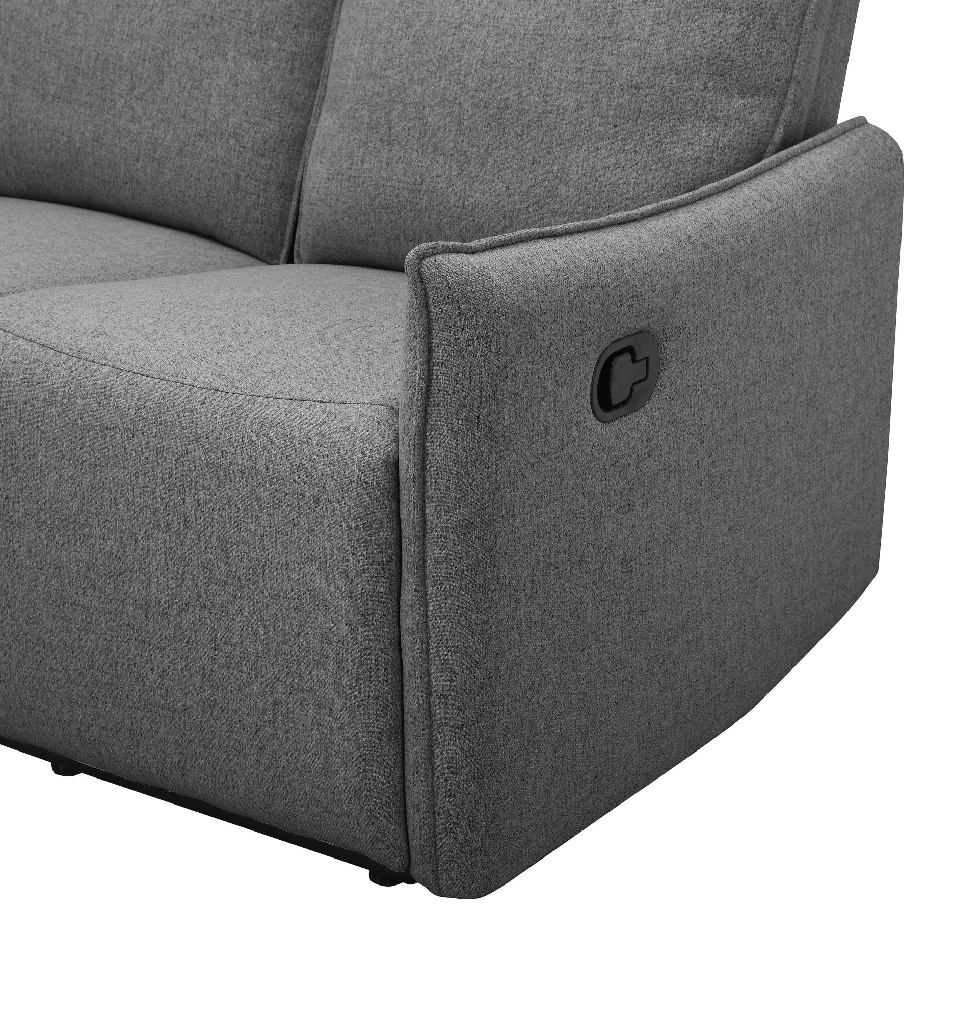 Dorel Home 3-Sitzer »Lugo, Kinosofa mit Reclinerfunktion in Kunstleder und Webstoff«, mit manueller Relaxfunktion in 2 Sitzen