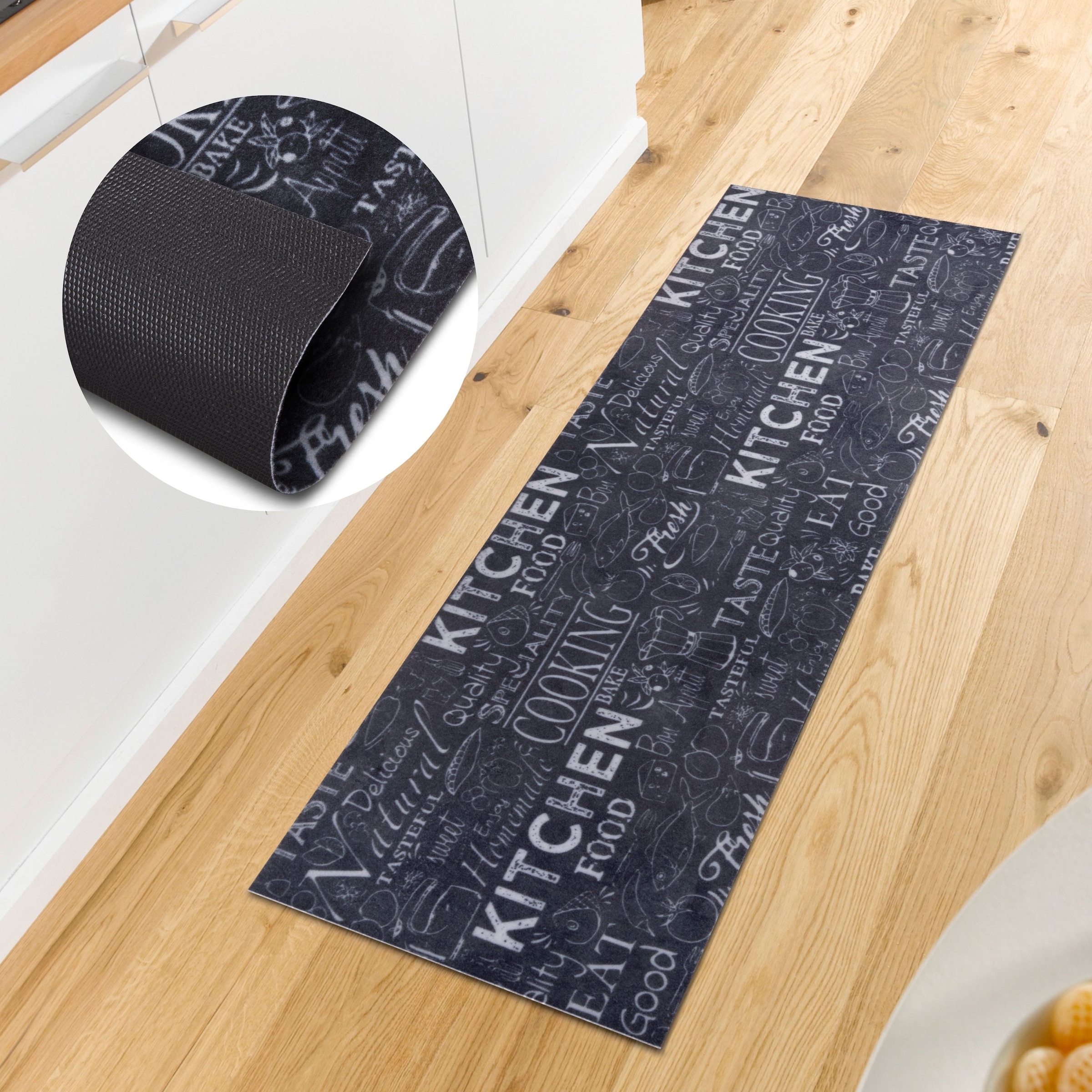 HANSE Home Küchenläufer »Wild Kitchen Board«, rechteckig, 3 mm Höhe, Läufer, Rutschfest, Küchenteppich, Küche, Teppich, Pflegeleicht, Flur