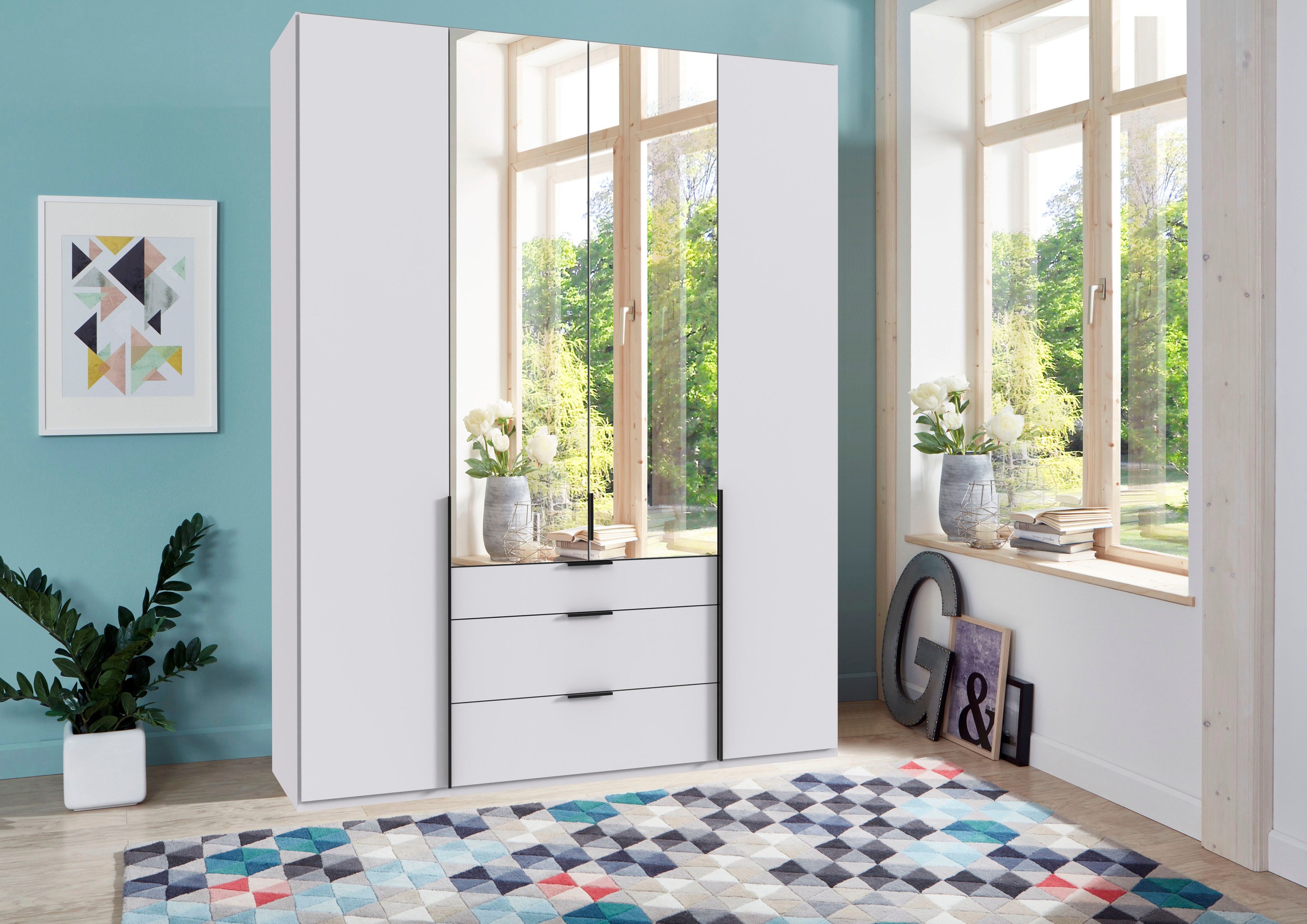 Wimex Drehtürenschrank »Mugano, 135 oder 180cm breit, 208 oder 236cm hoch, günstig online kaufen