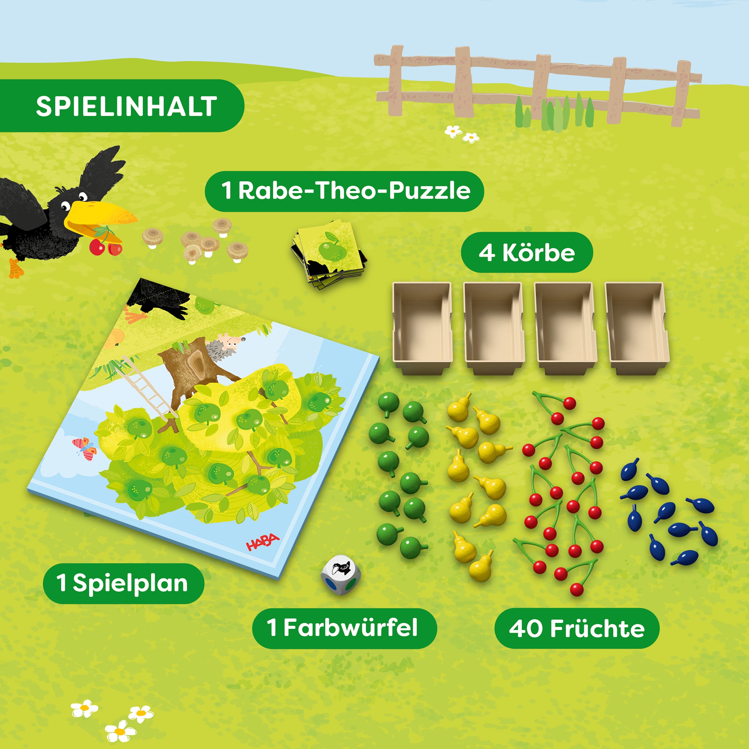 Haba Spiel »Obstgarten Redesign« Made in Germany