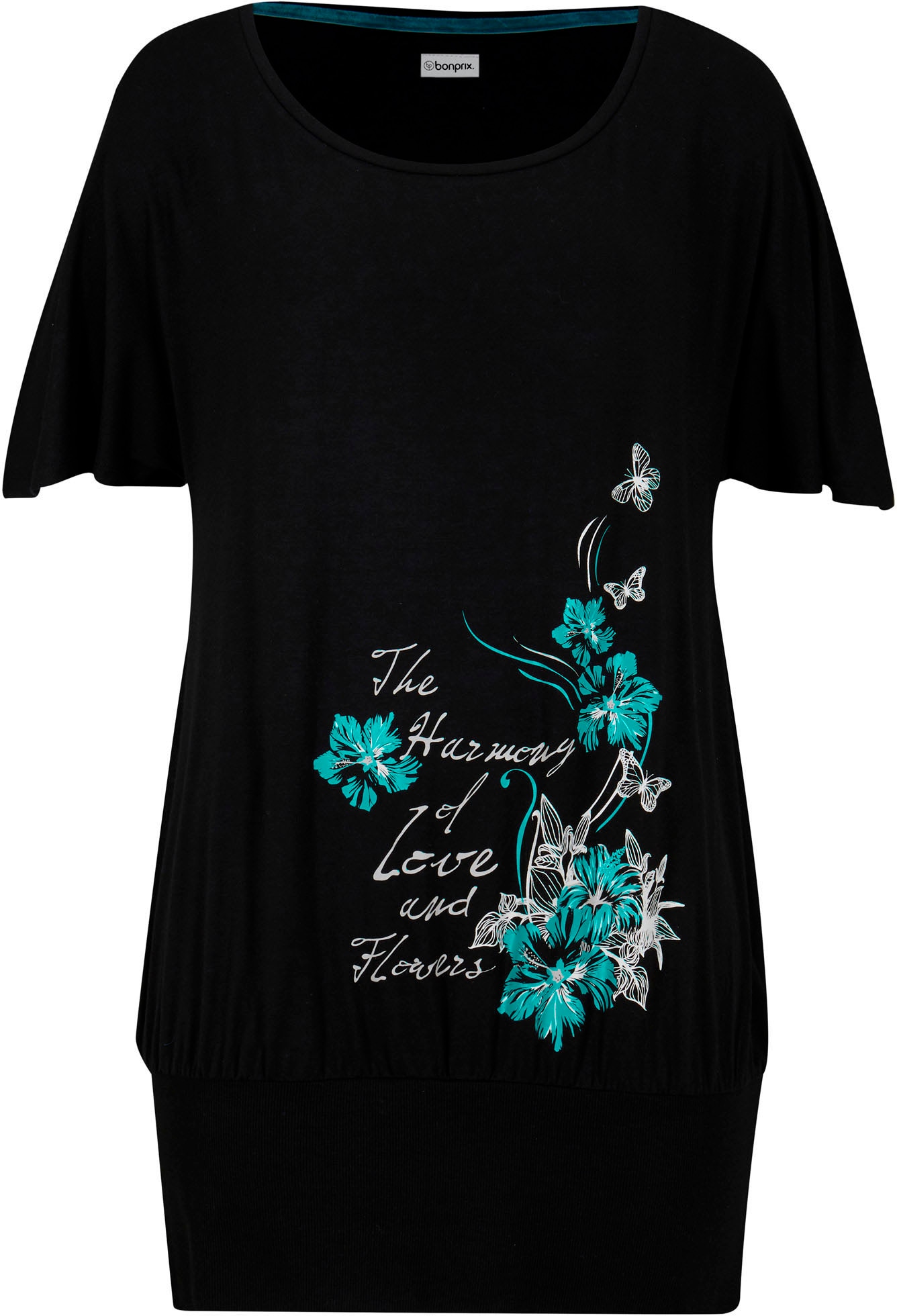 bonprix T-Shirt »Shirt mit U-Boot Ausschnitt, Halbarm« bequeme Passform, Halbarm, mit U-Boot Ausschnitt