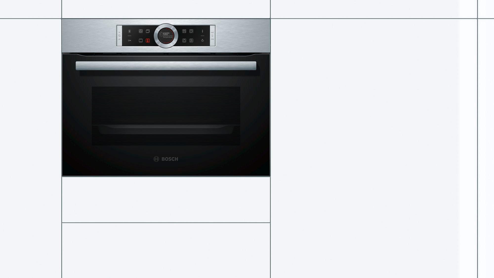 8. Bild von BOSCH Einbaubackofen »CBG635BS3«, 8, CBG635BS3, mit Teleskopauszug nachrüstbar, ecoClean Direct