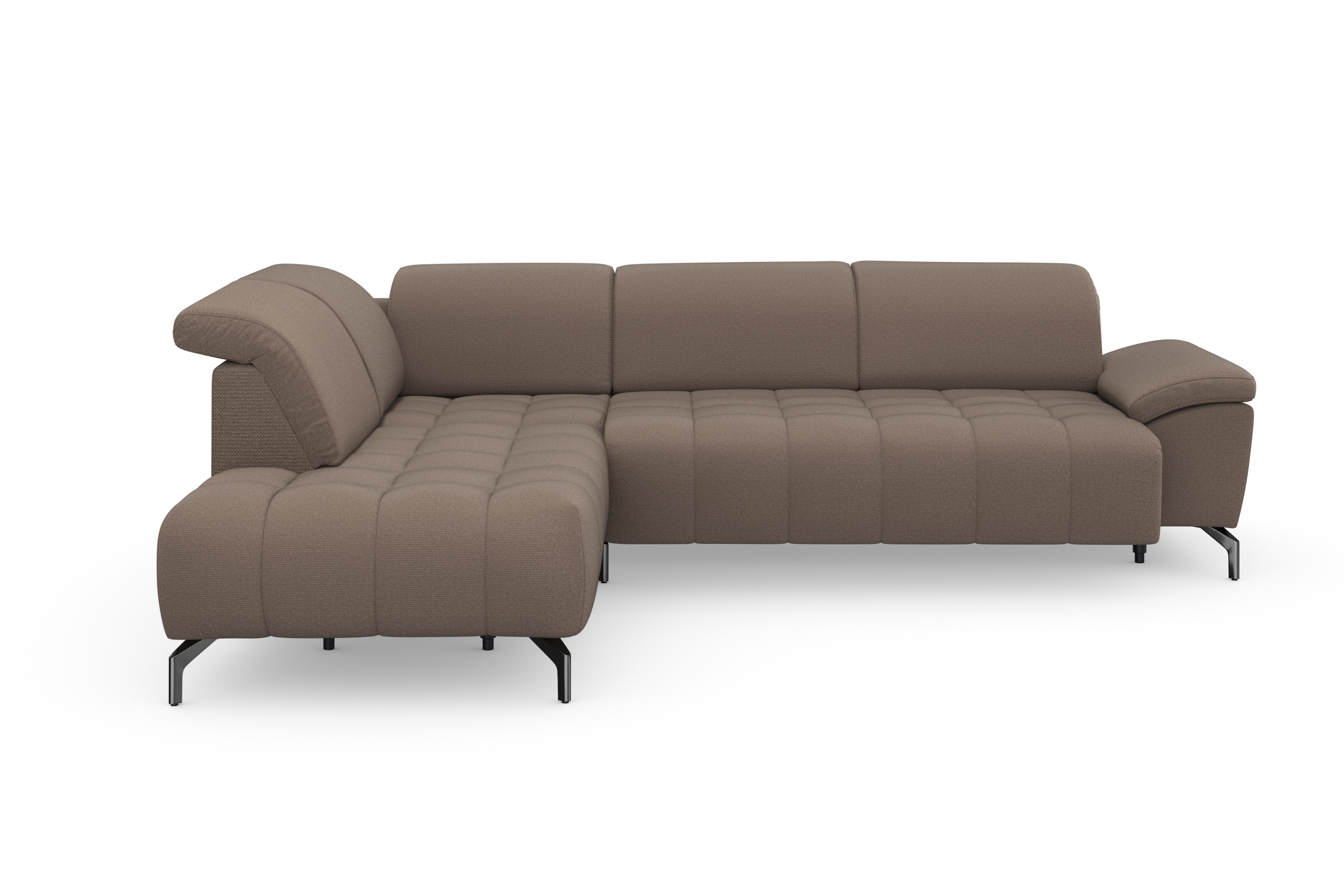 sit&more Ecksofa »Cool L-Form«, wahlweise mit Kopfteilverstellung und Vorzi günstig online kaufen