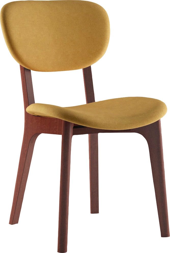 INOSIGN Stuhl »COZY Made in Italy« (Set) 2 Stk.Gestell in Buche, Kirsch- od günstig online kaufen