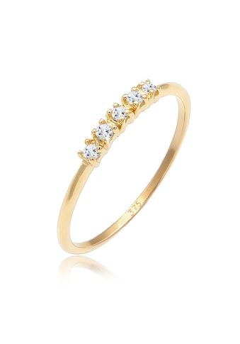 Verlobungsring »Microsetting Topas Edelstein Valentin 375 Gelbgold«